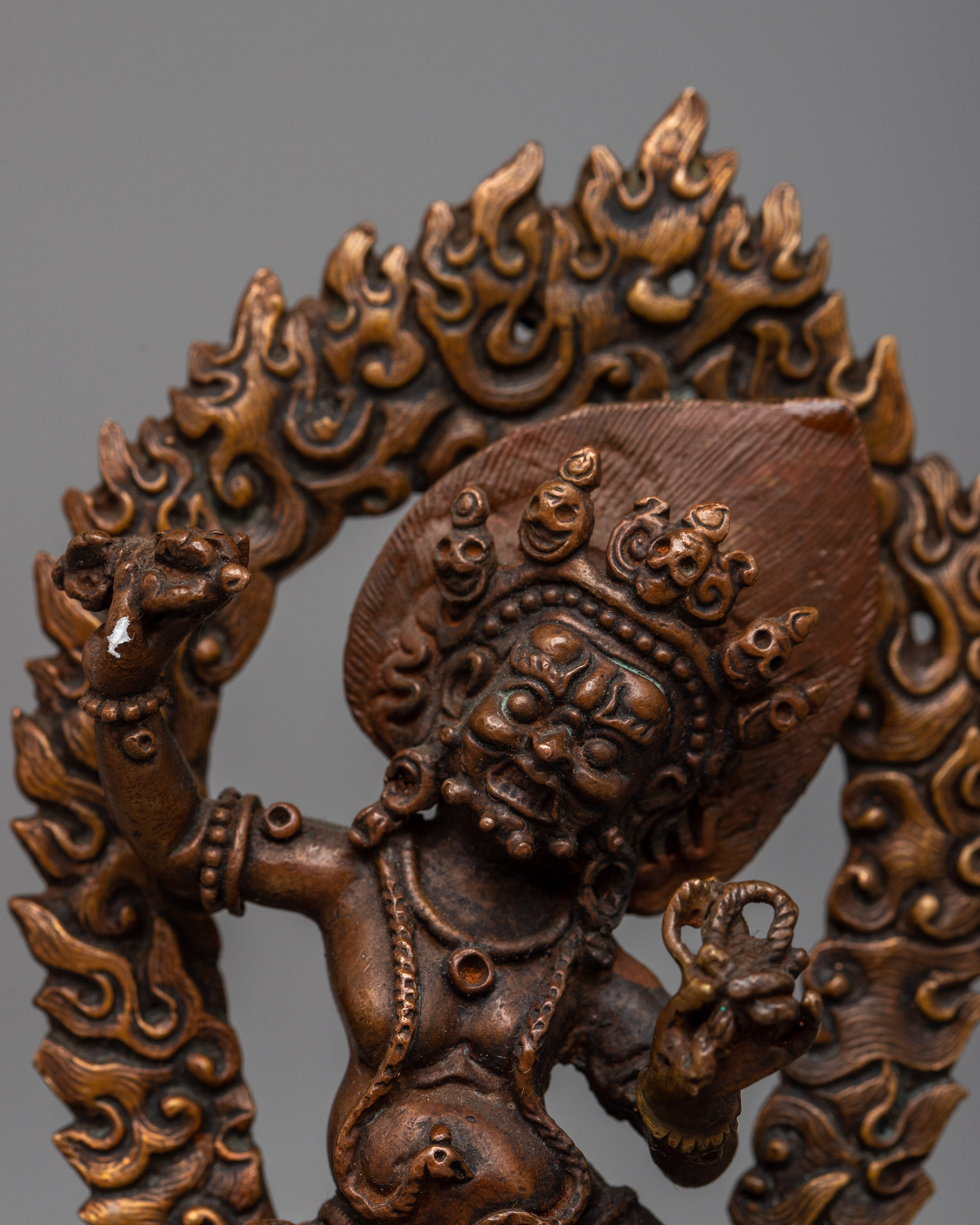 Wrathful Vajrapani Statue | Symbol of Fearlessness & Spiritual Strength