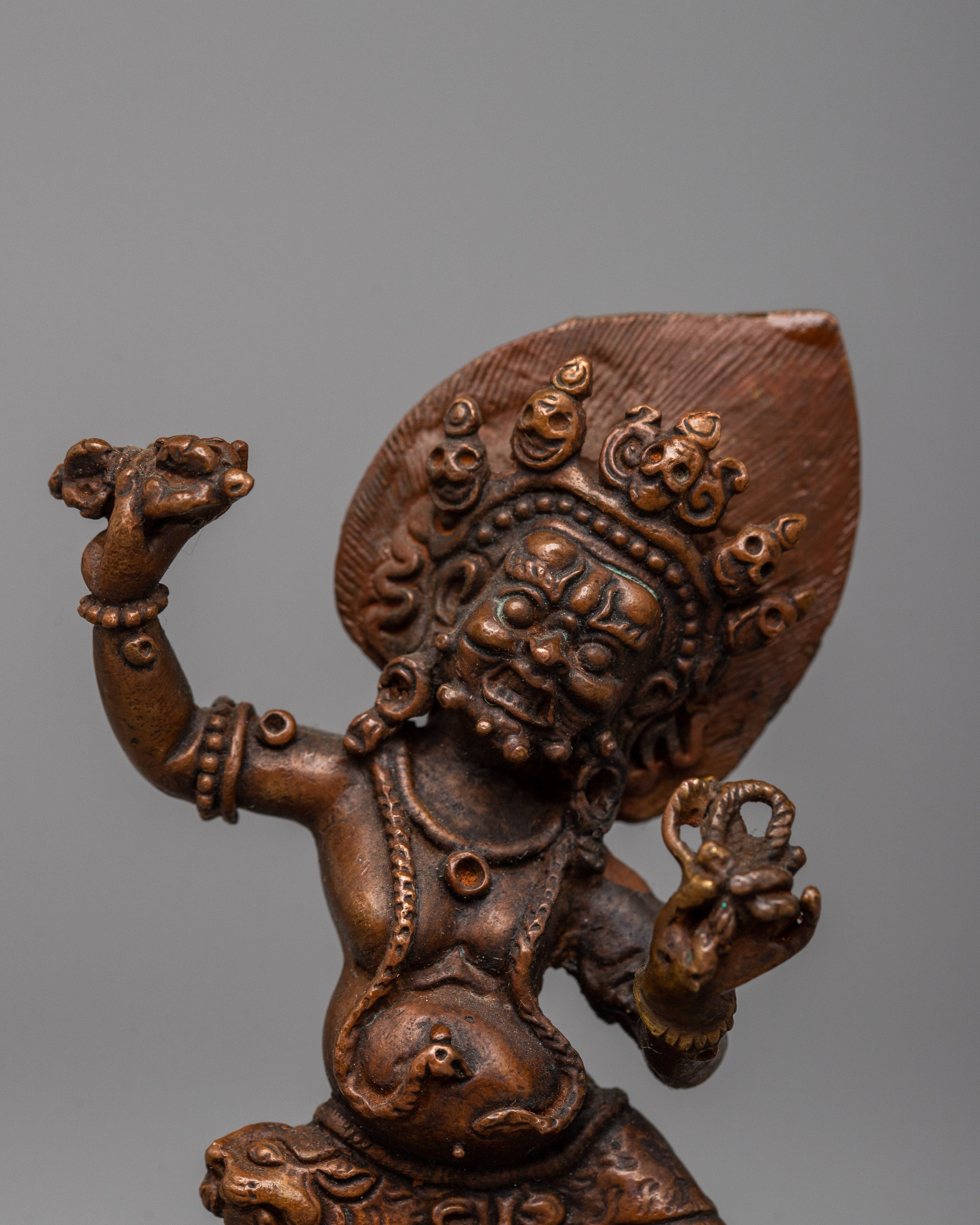 Wrathful Vajrapani Statue | Symbol of Fearlessness & Spiritual Strength