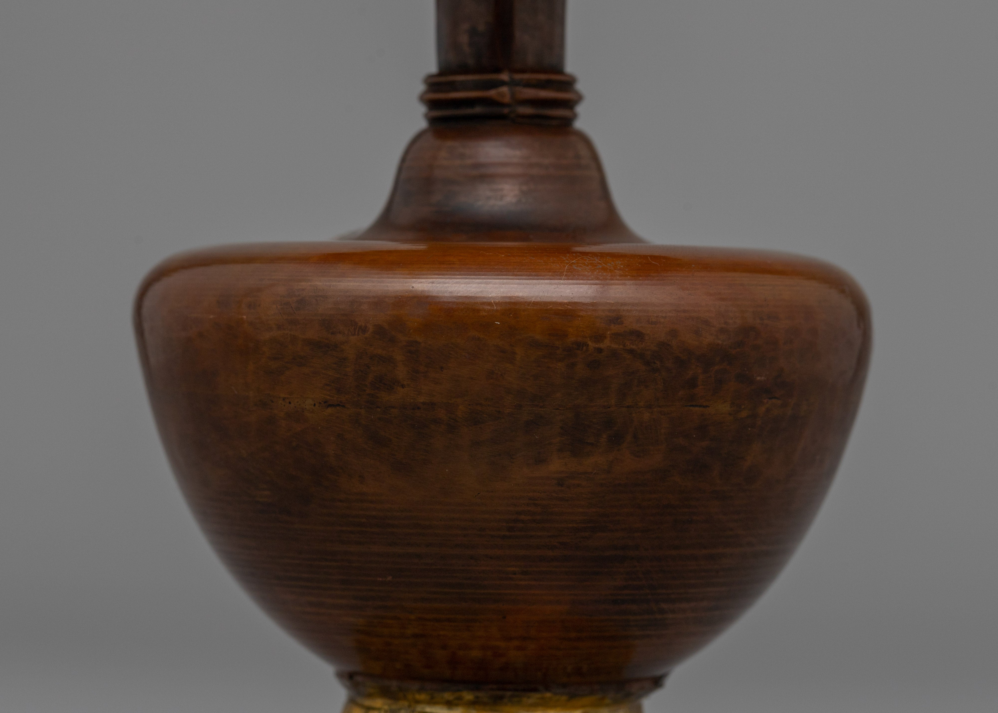 Gold & Silver-Plated Bhumba Ritual Vase | Spiritual Bhumba Ritual Vase