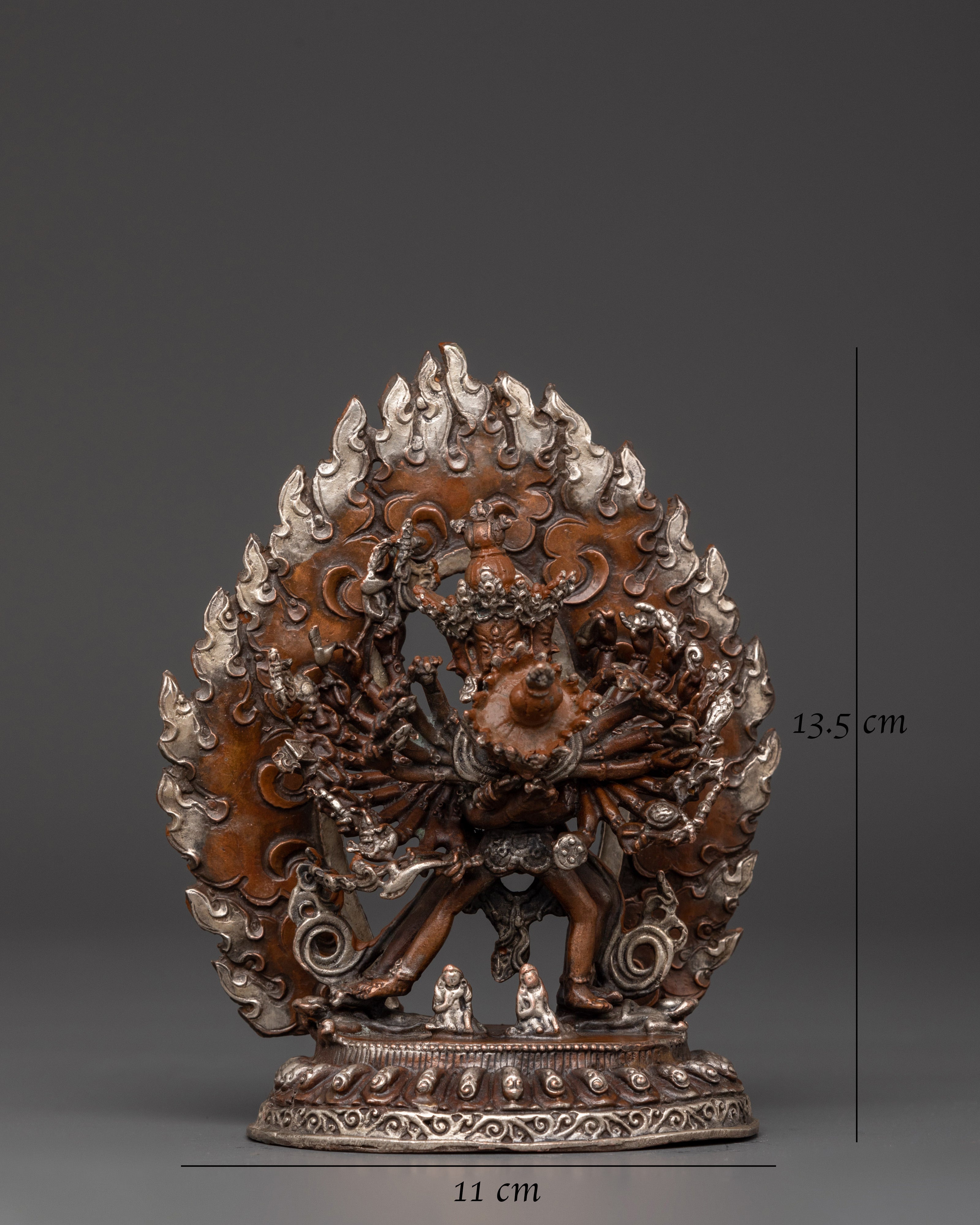Chakrasambhara Statue | Tantric Deity with Vajravarahi in Yab Yum Union