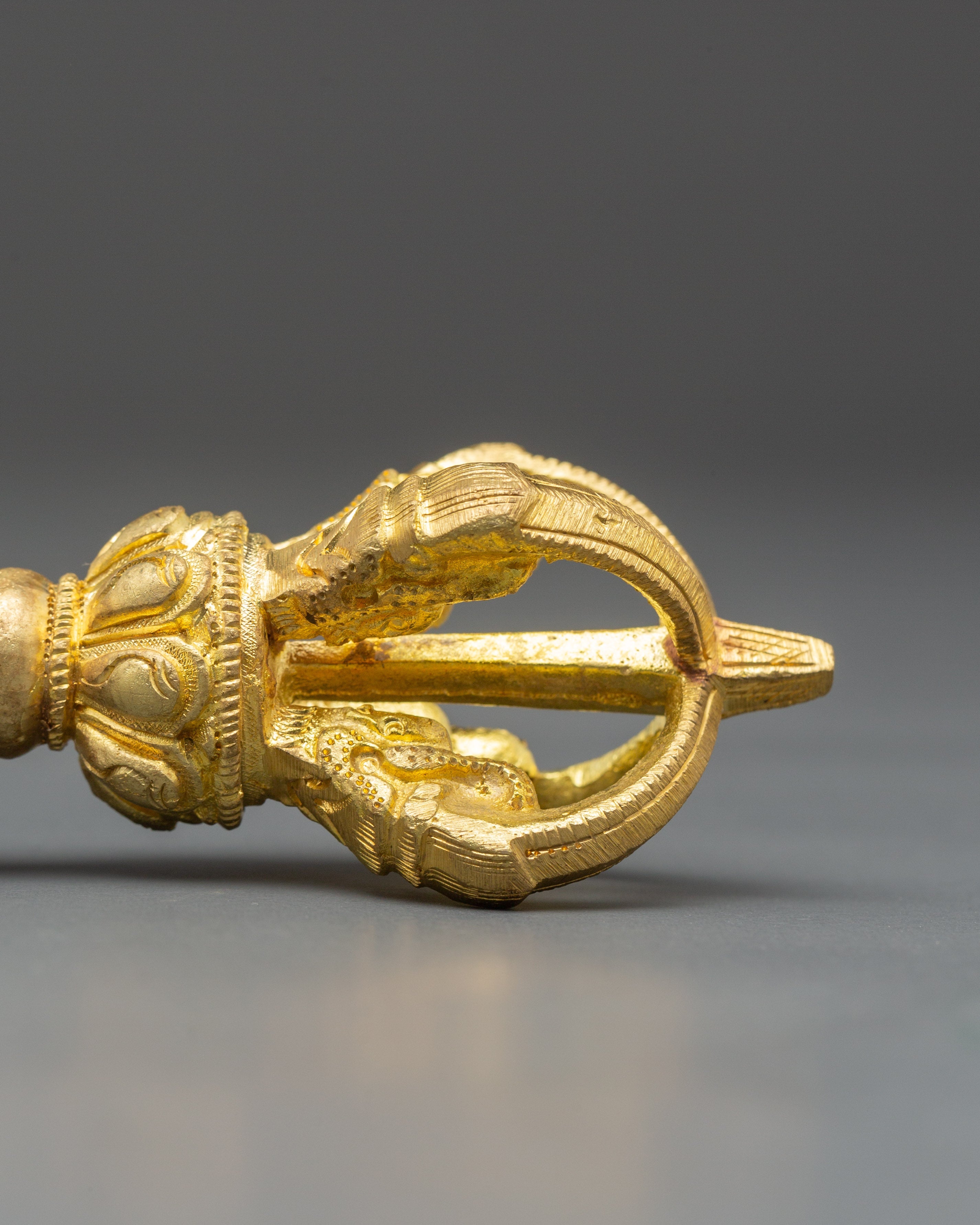 Handcrafted Bell and Vajra for Ritual Use | Tibetan Buddhist Spiritual Tools