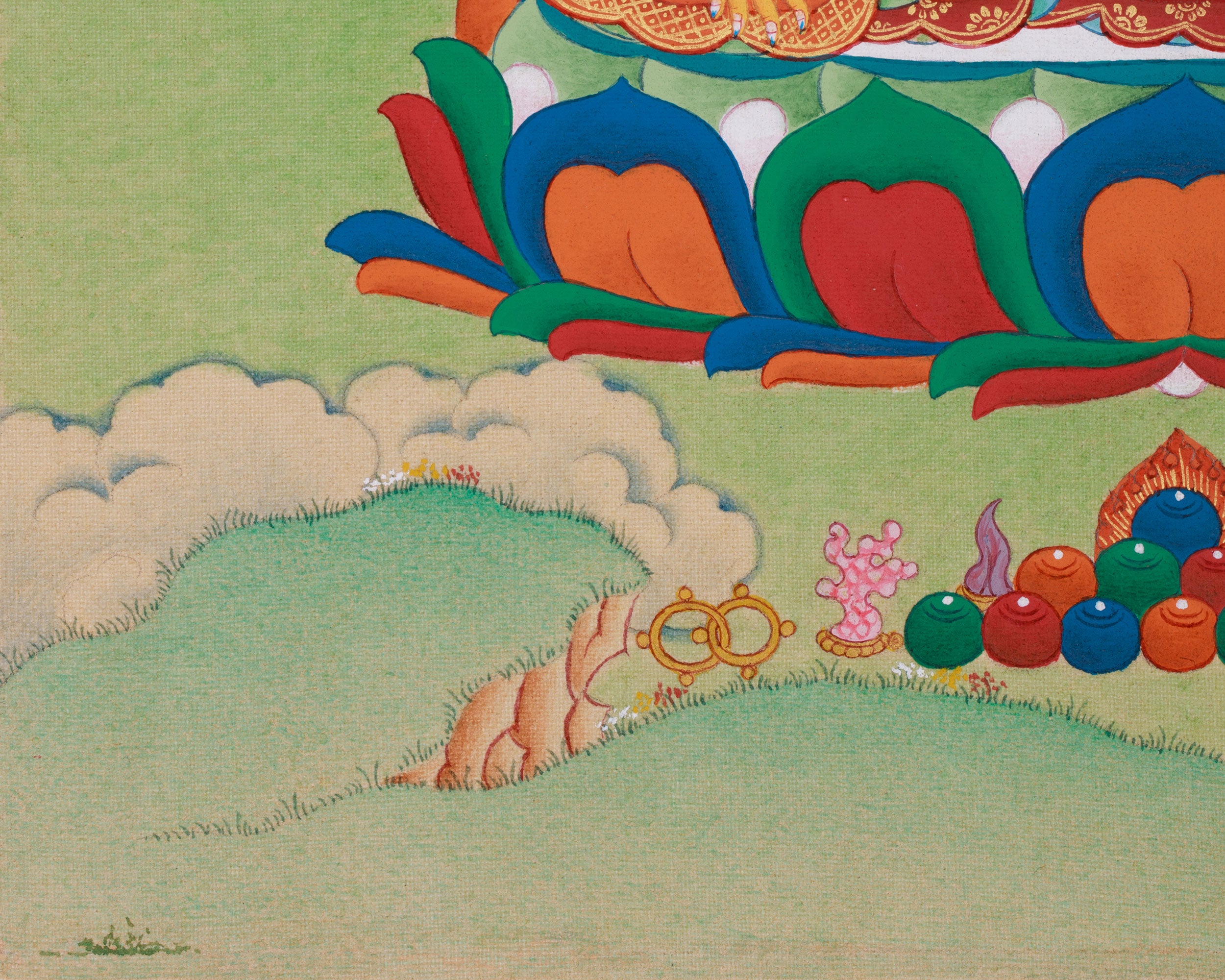 Tibetan Gautama Buddha Painting | Buddha of Enlightenment