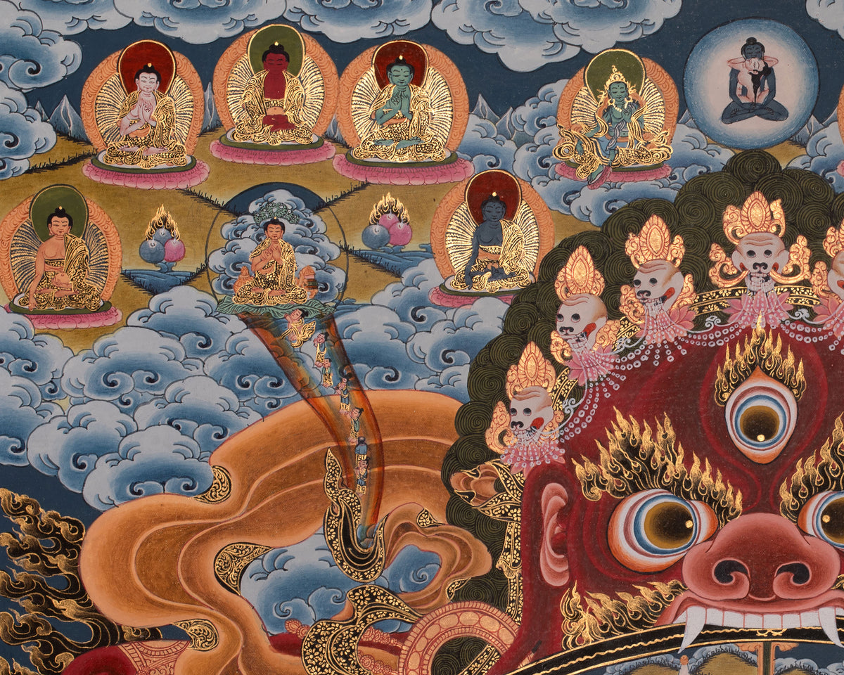 Wheel of Life Thangka Painting | The Buddhist Teaching of Samsara