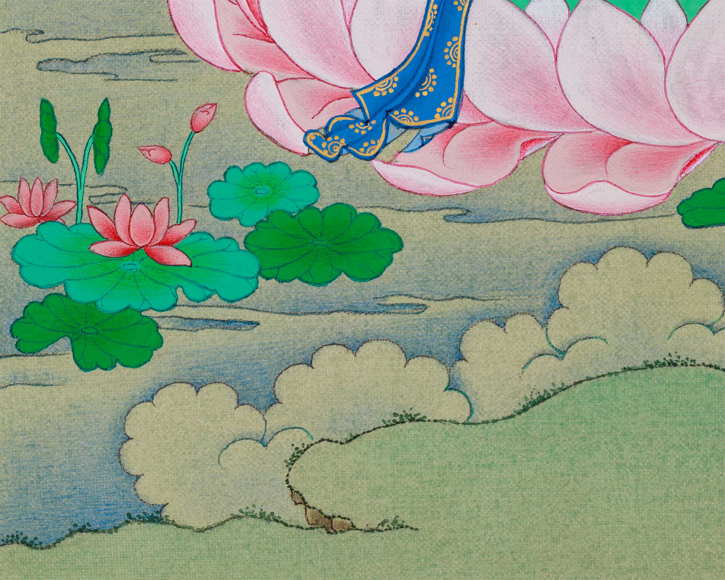 Exceptionally Serene Amitayus Thangka