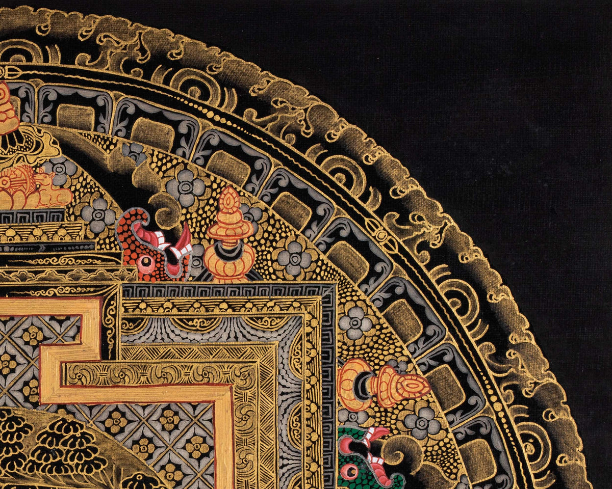 Mayadevi Wall Handing Mandala Thangka | Original Tibetan Painting
