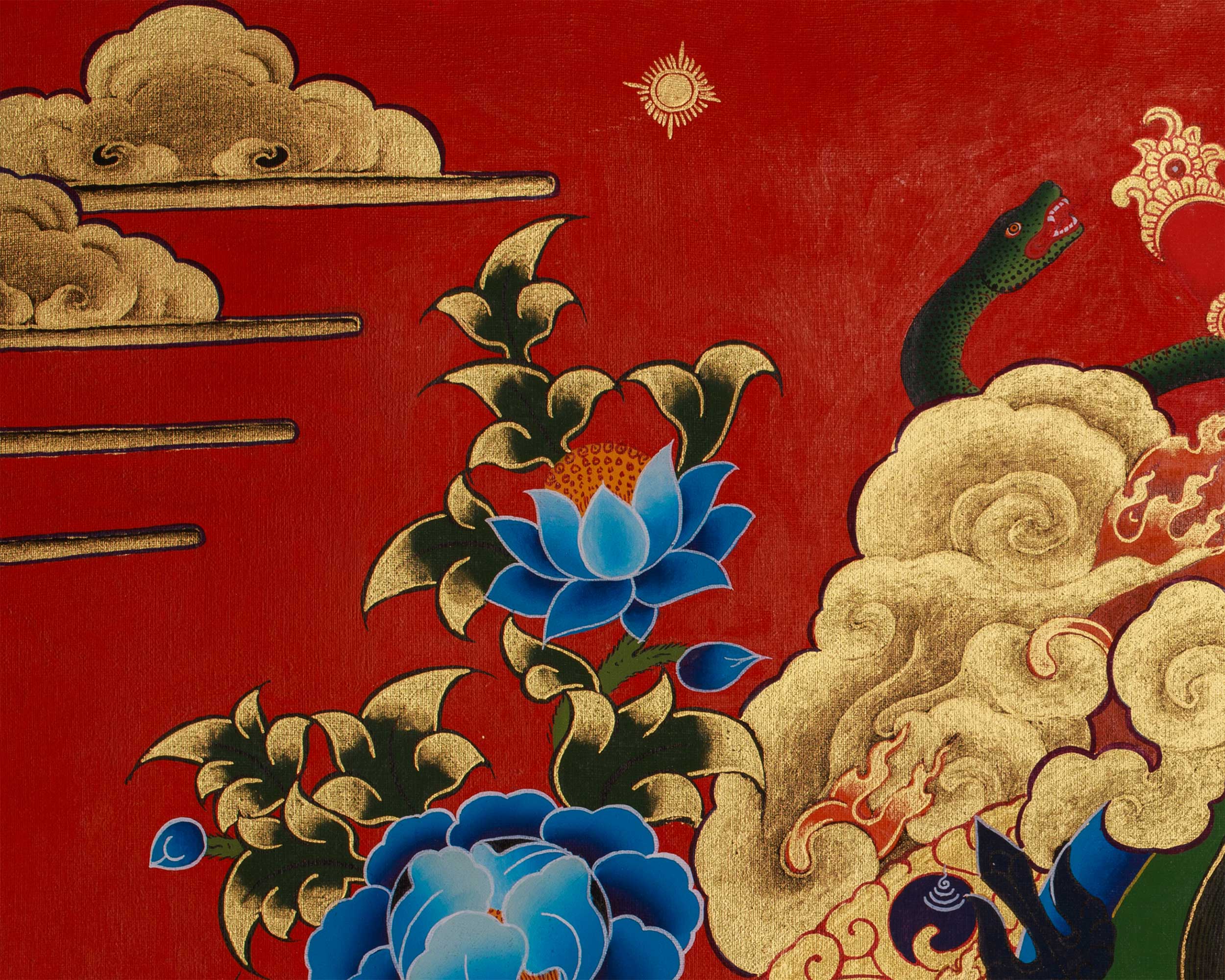 Guardian of Prosperity, White Dzambhala | Wealth Deity of Generosity and Protection