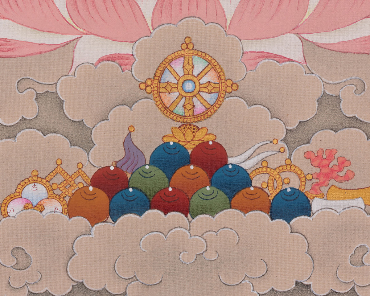 Tibetan Manjushri Art | Sword Of Wisdom | Represents Spiritual Understanding and Awakening