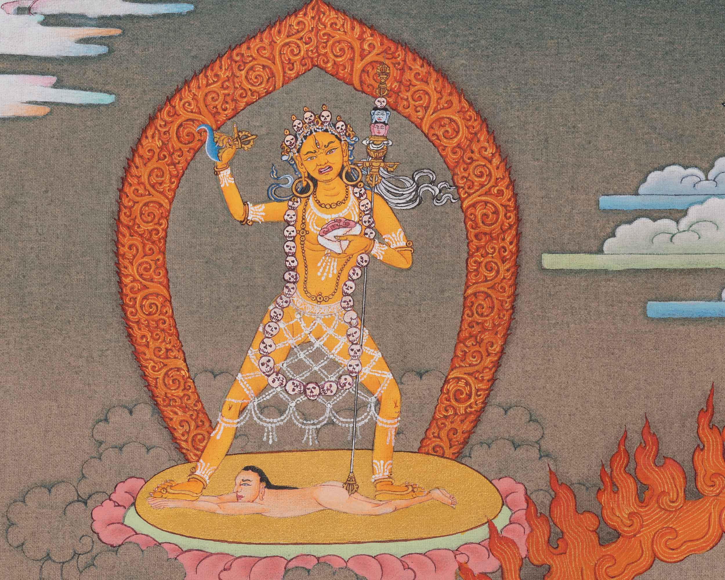 Chakrasamvara Tibetan Thangka | Tantric Deity | Inseparable Union of Compassion