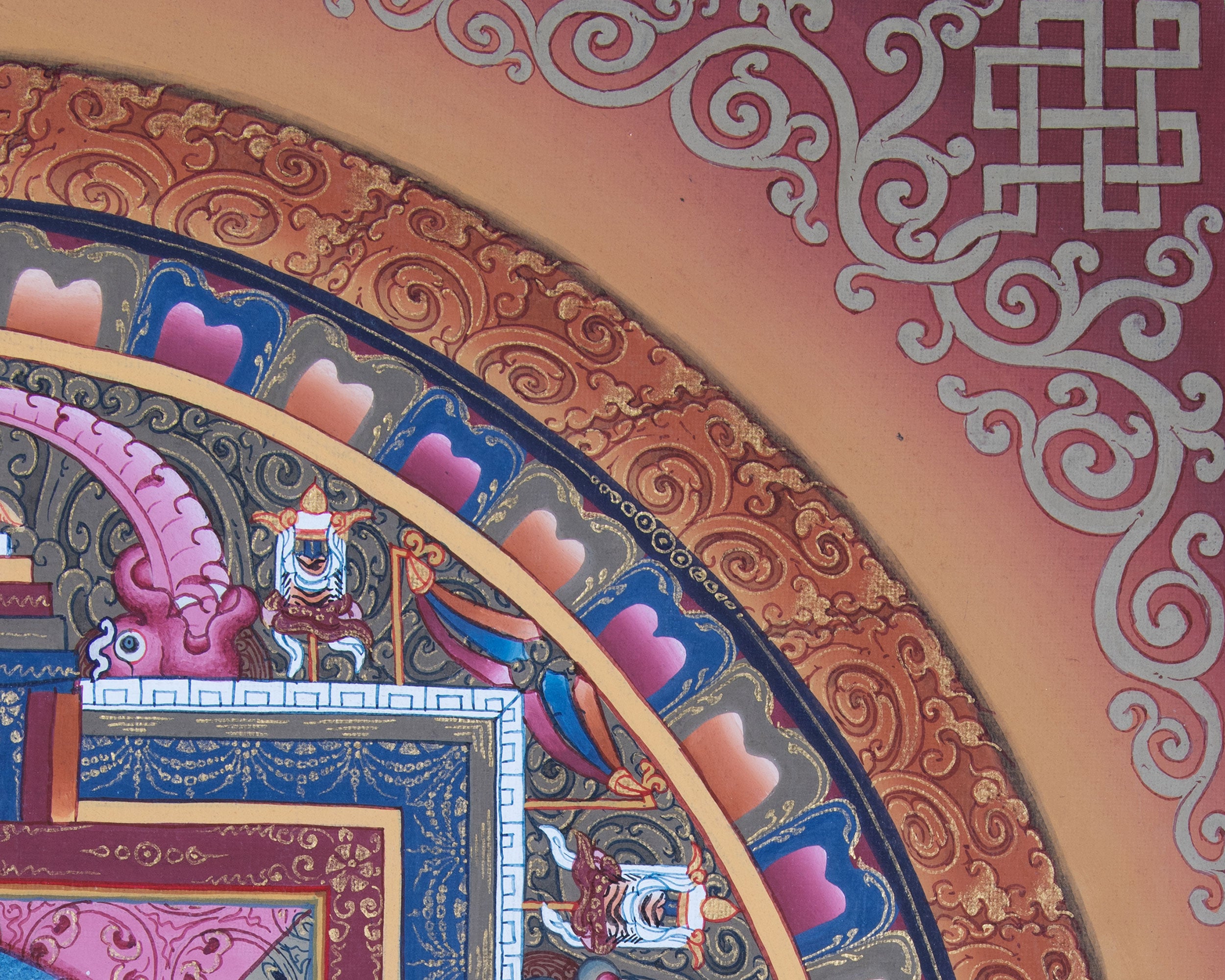 Mandala With Guru Padmasambhava Residing | Images of Guru Rinpoche
