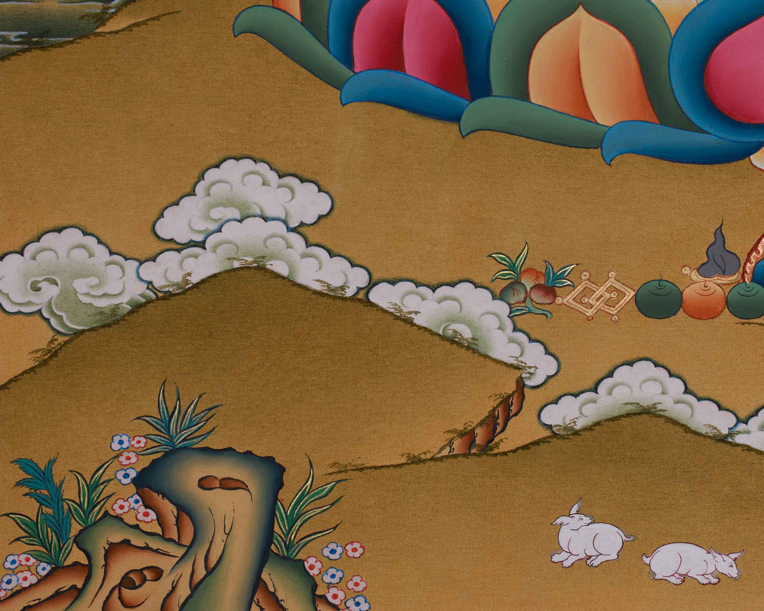 Enlightenment Shakyamuni Buddha Painting | A Sacred Depiction of the Buddha’s Awakening