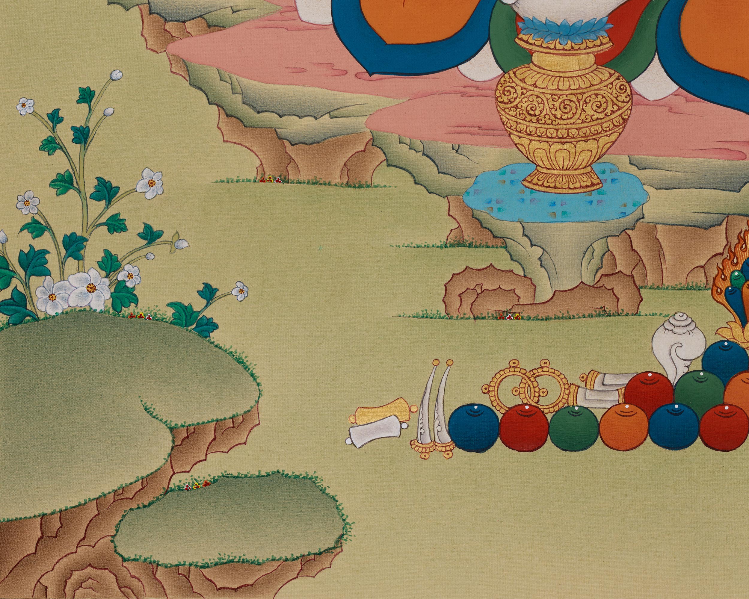 Tibetan Dzambhala Artwork | Symbolized Wealth, Abundance, and Generosity