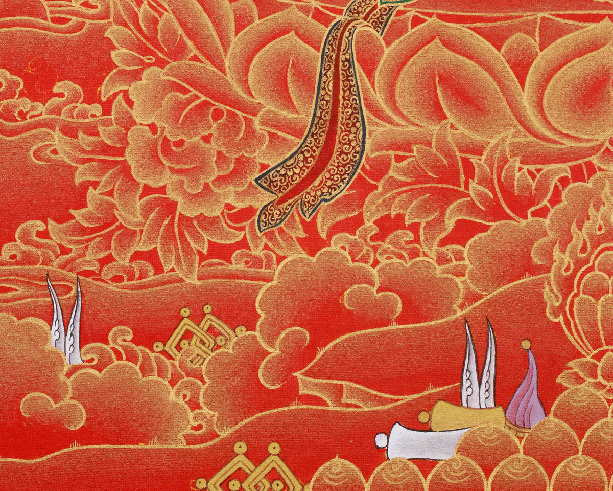 Tibetan Healing Goddess White Tara | The Seven-Eyed Protector of Compassion