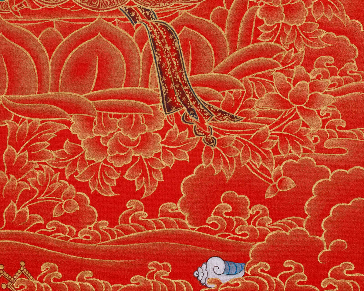Manjushri Thangka Sword of Enlightenment | The Bodhisattva of Wisdom