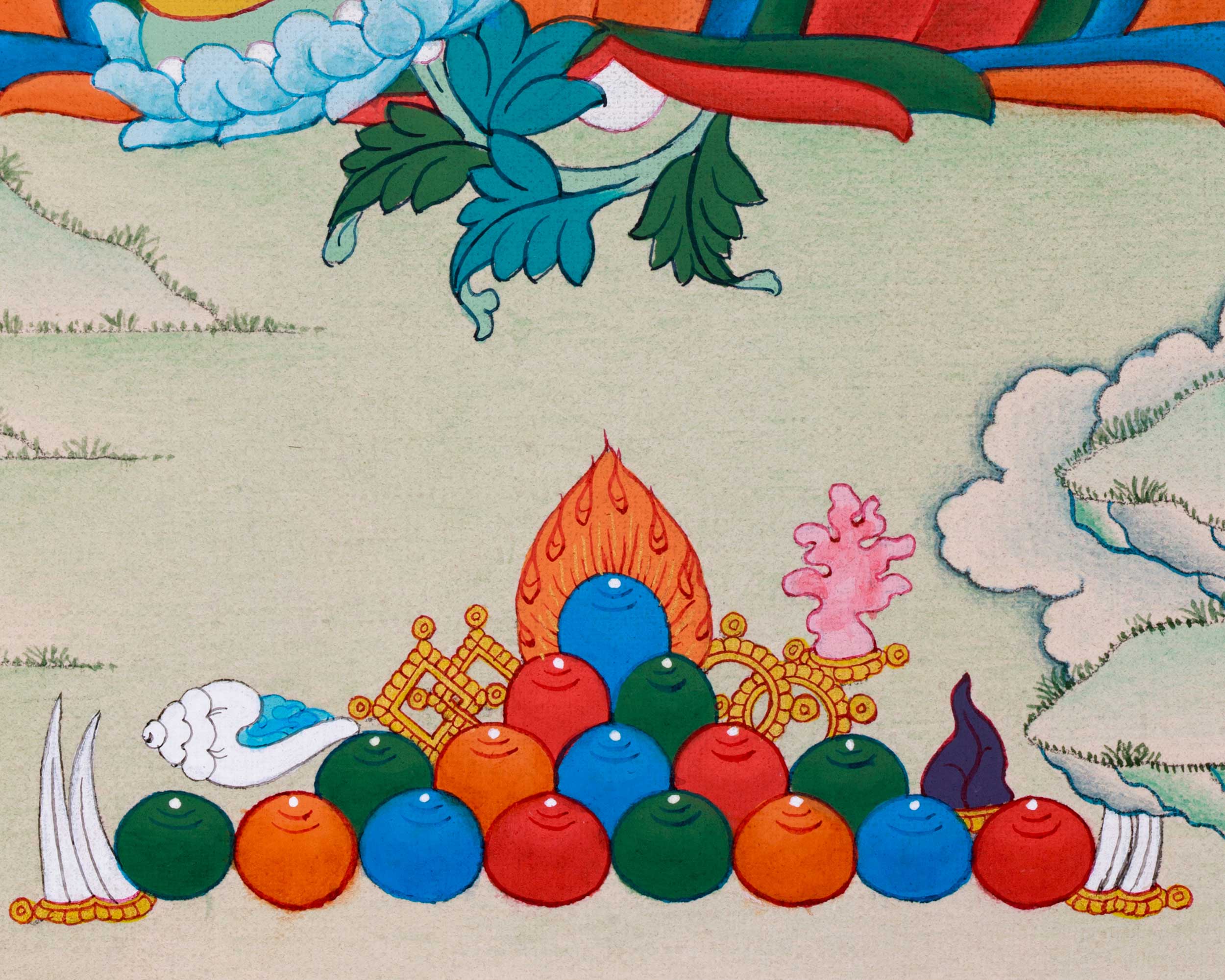 Mother Green Tara Thangka | The Female Bodhisattva