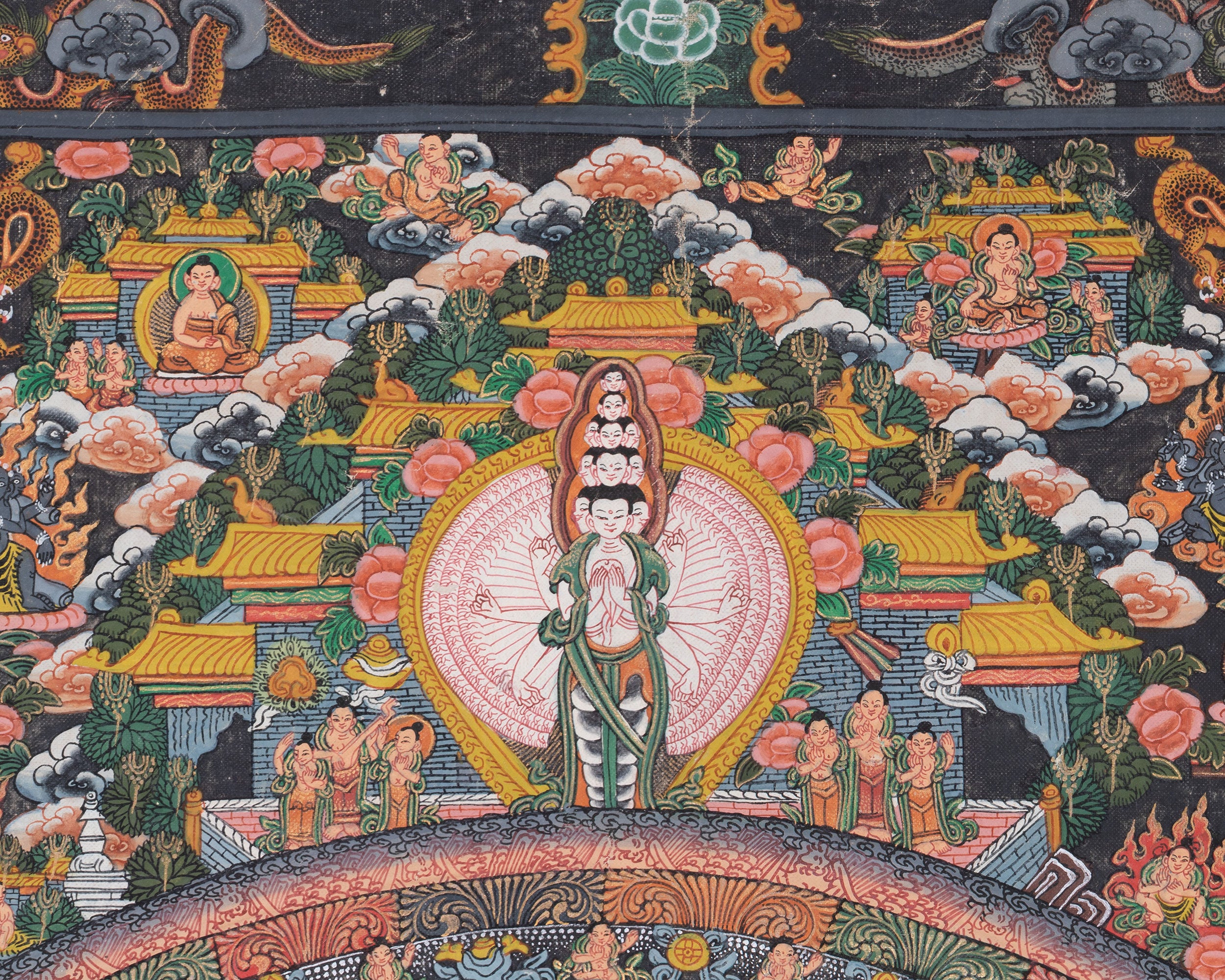 Traditional Buddha Mandala Thangka |Transformative Tibetan Spiritual Art