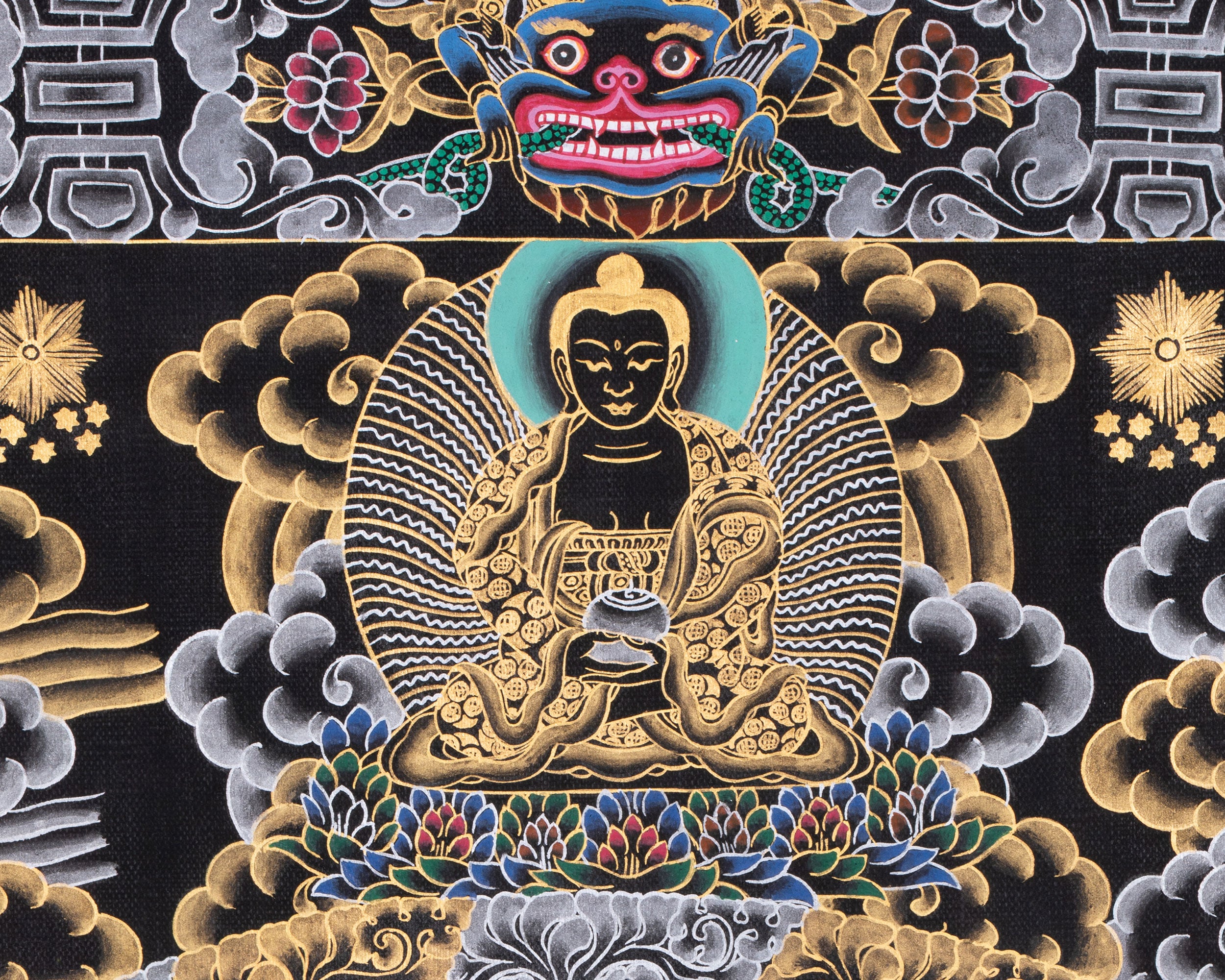 1000 Armed Chenrezig Mandala | Thangka of Boundless Compassion