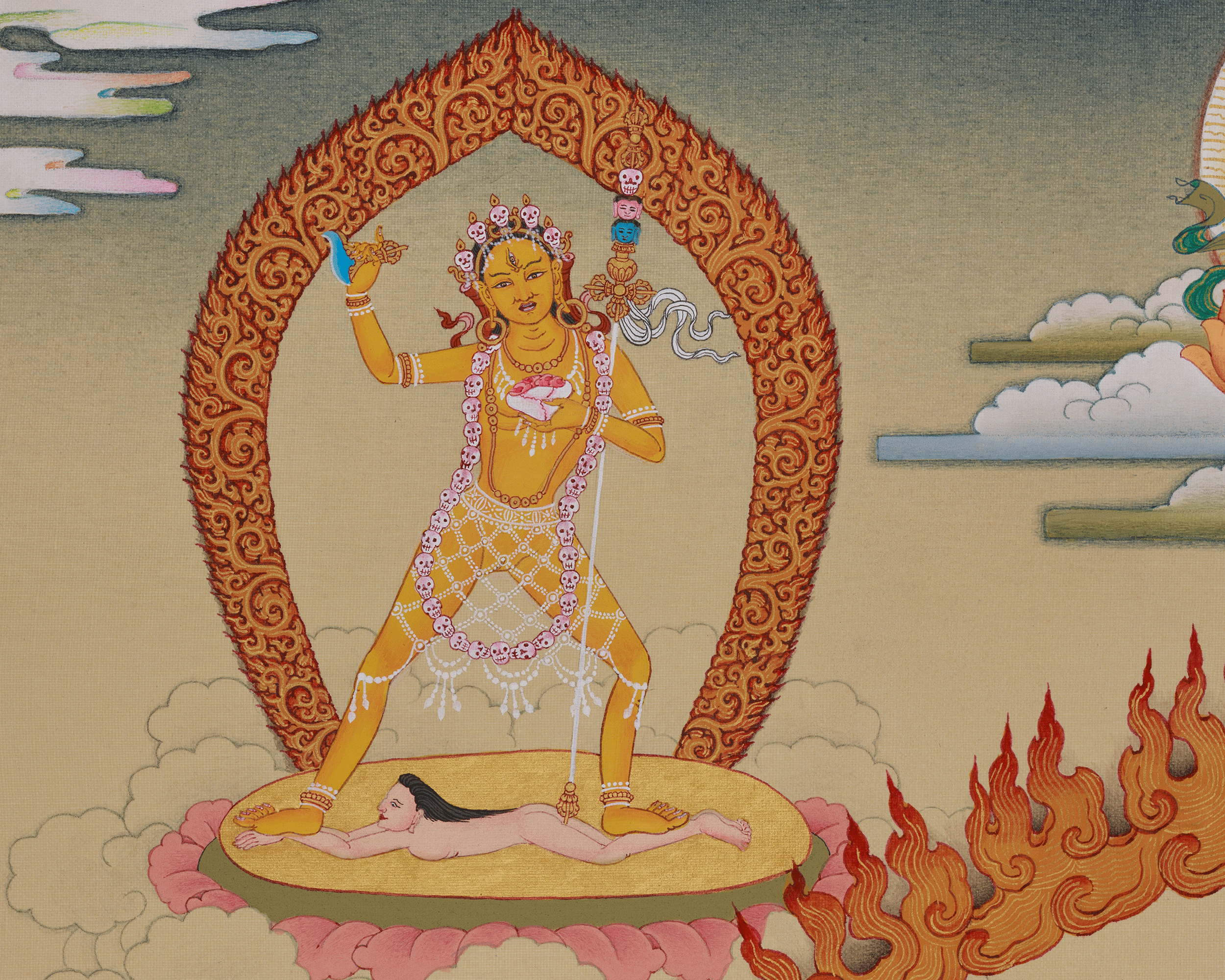 Spiritual Chakrasamvara Thangka | Khorlo Demchog | Symbol of Divine Union