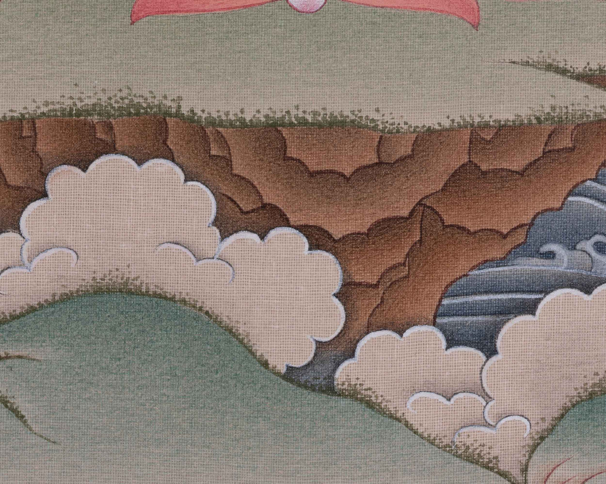 Vajrasattva Spiritual Art | Purification and Wisdom Deity