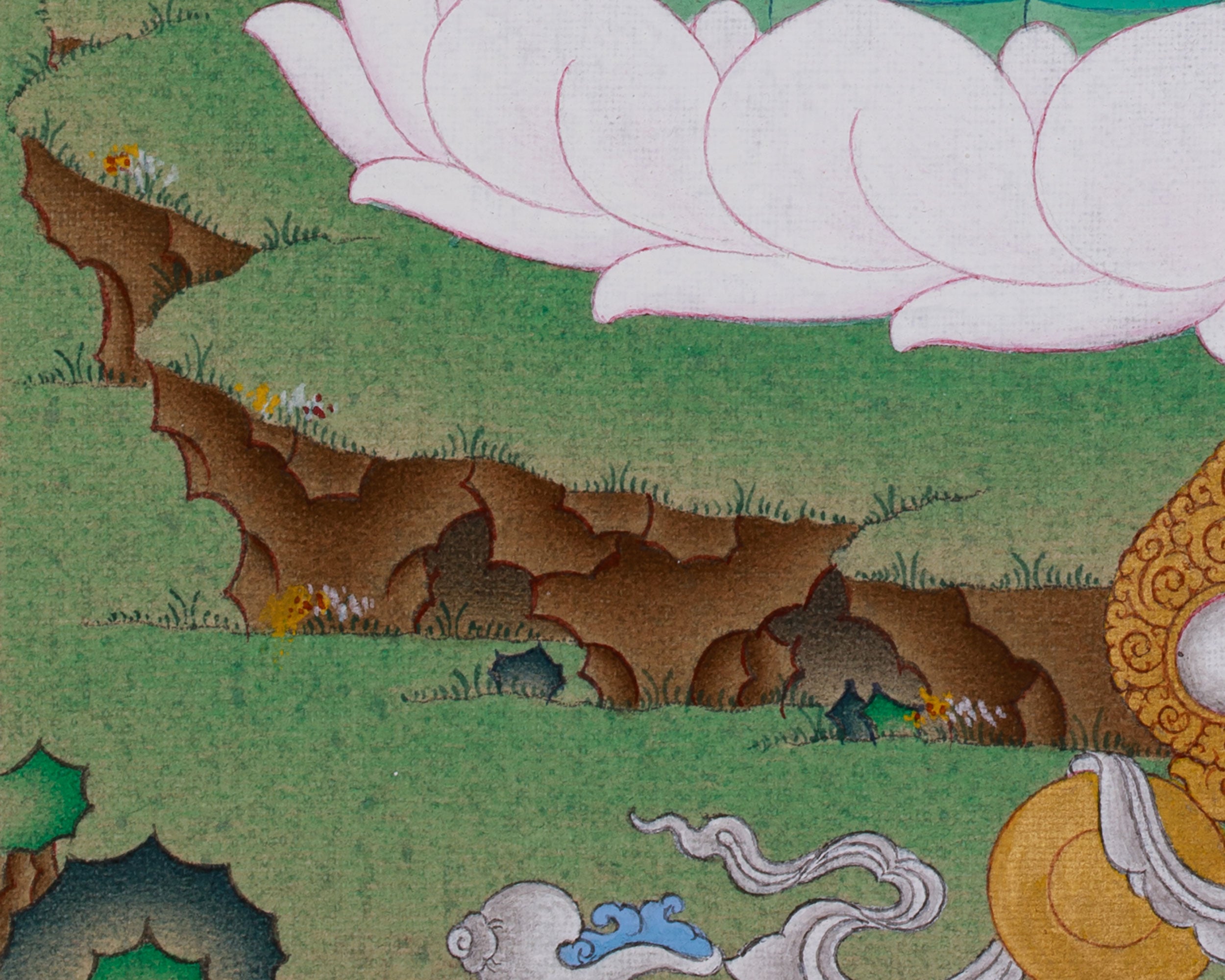 Enlightenment Shakyamuni Buddha Thangka | Historical Buddha