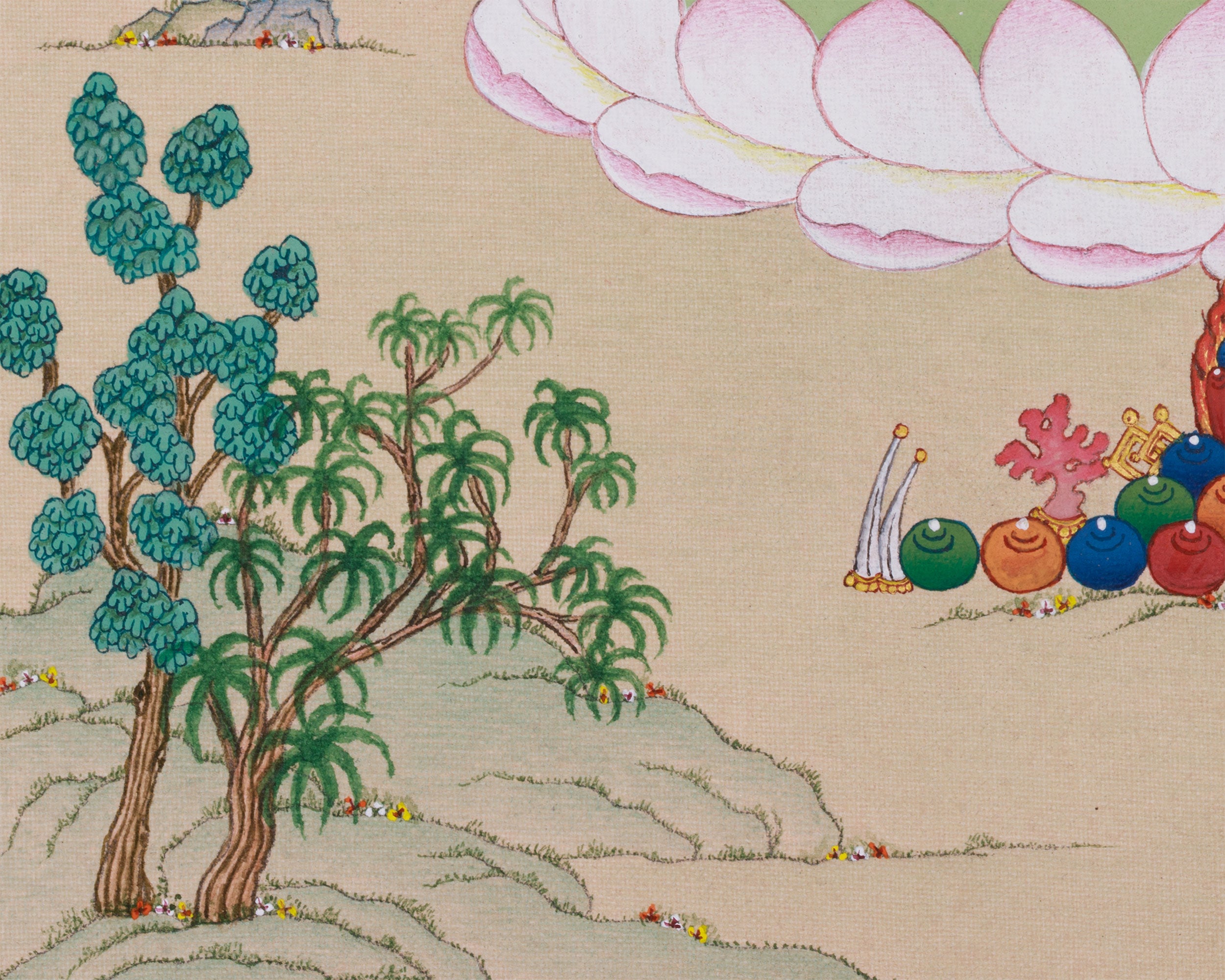 Hand-Painted Bodhisattva Chenrezig Art | Infinite Compassion and Enlightenment