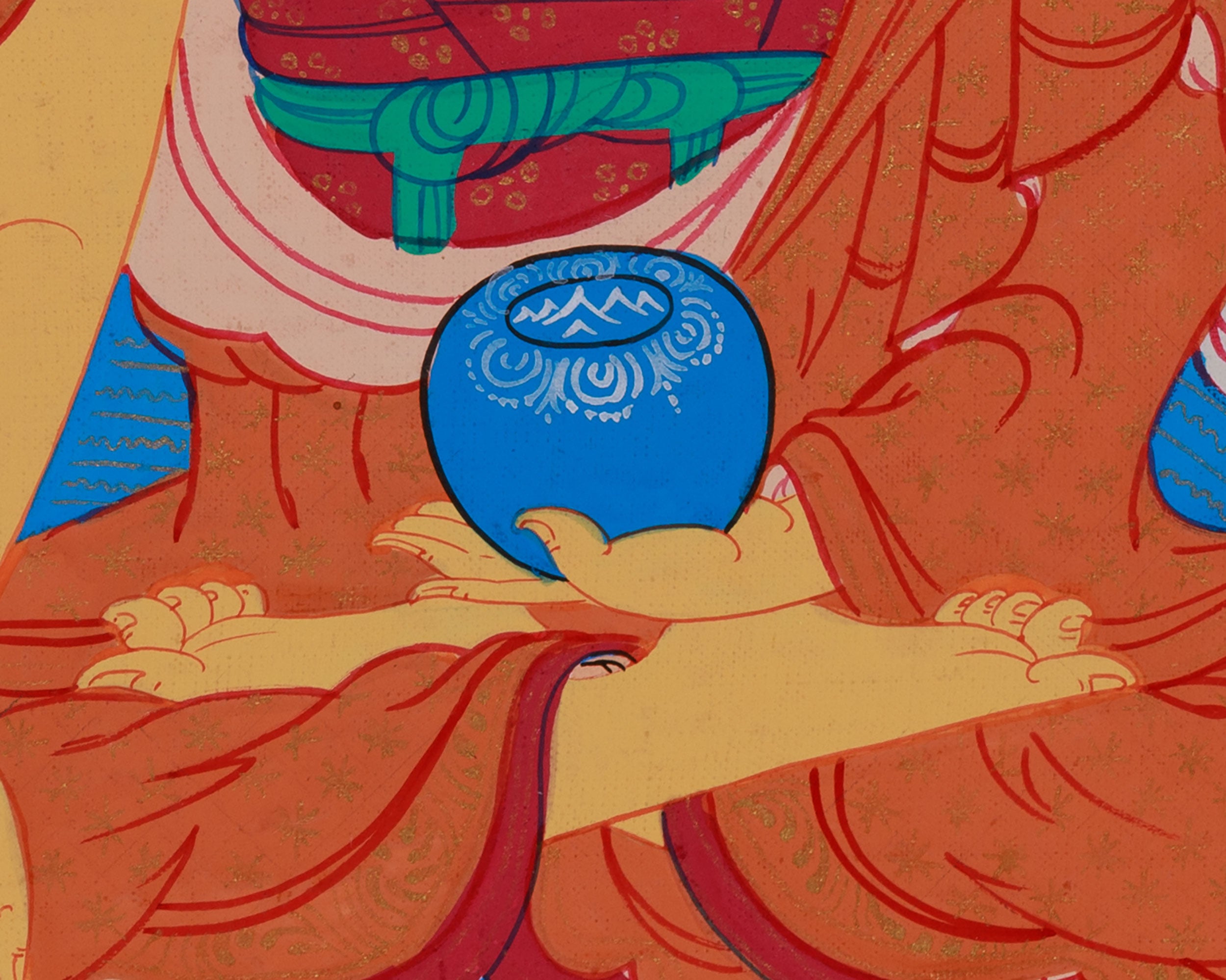 Enlightened Buddha Thangka | Authentic Depiction of Shakyamuni Buddha