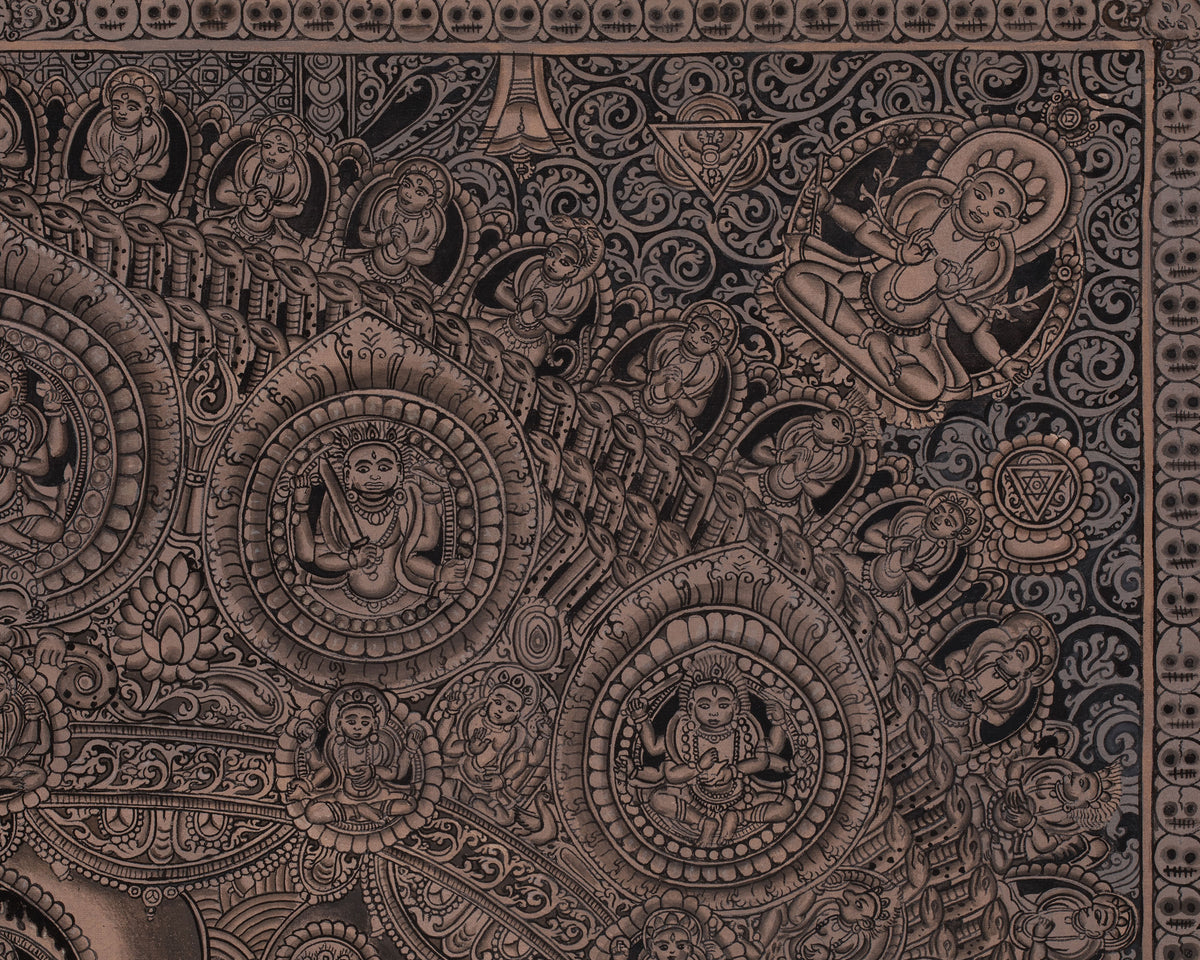 Bhairav Thangka | The Fierce Manifestation of Shiva
