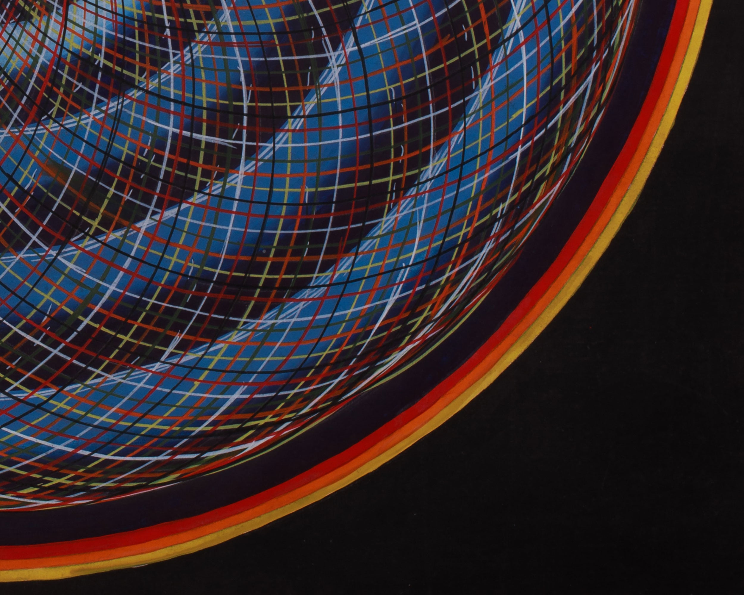 Sacred Hand-Painted Mantra Mandala Art | Wall Hanging | Spiritual Decor