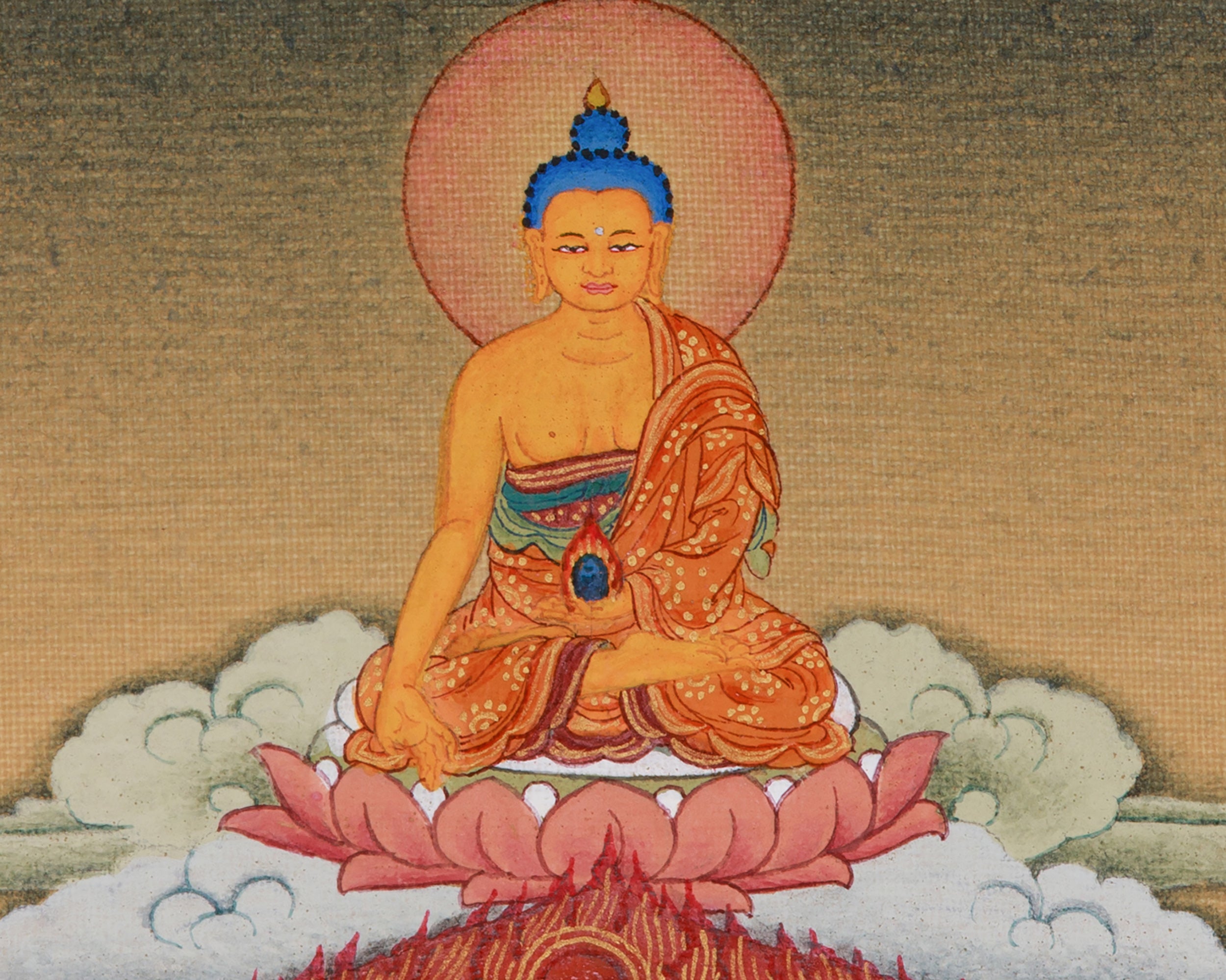 Sacred Standing Black Dzambhala | Wealth Deity for Spiritual and Material Abundance