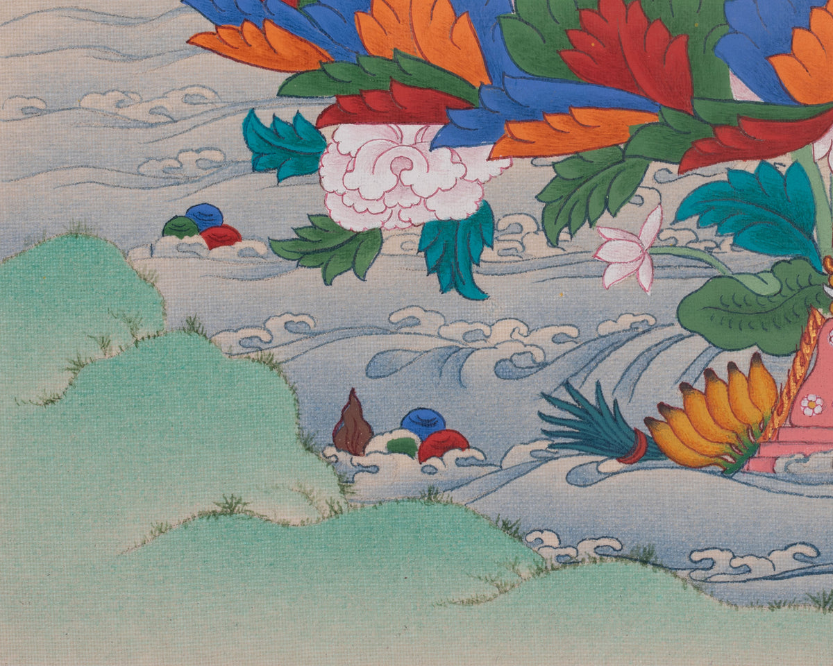 Sacred Guru Rinpoche Art | Lotus-Born Master of Tibetan Buddhism