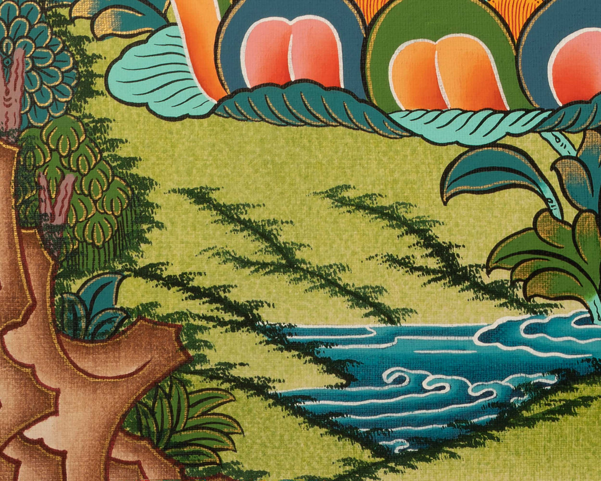 Small Size Vajrasattva Thangka | Buddhist Shrine Room Decor