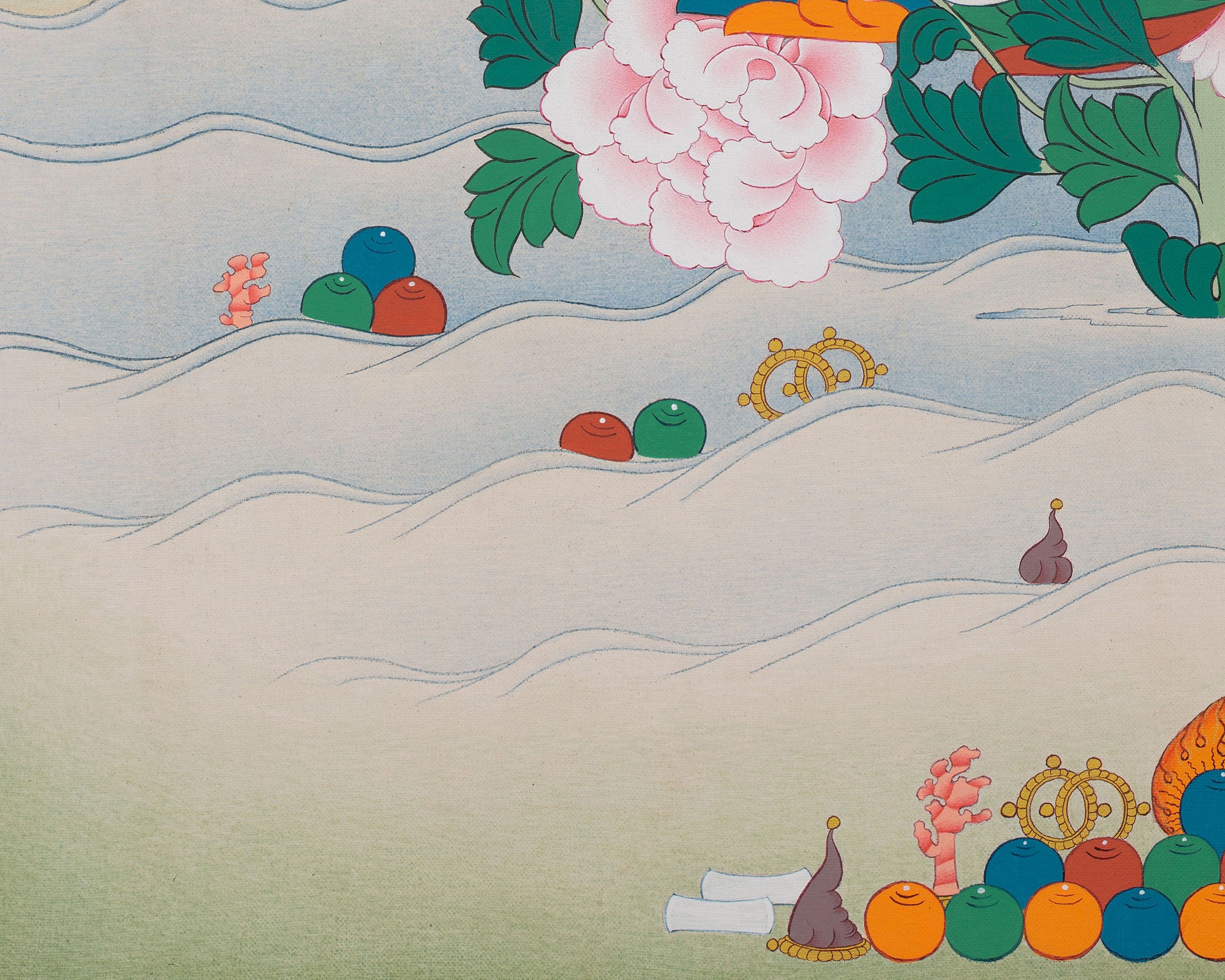 Guru Rinpoche with Consort, Yeshe Tsogyal | Union of Wisdom and Compassion