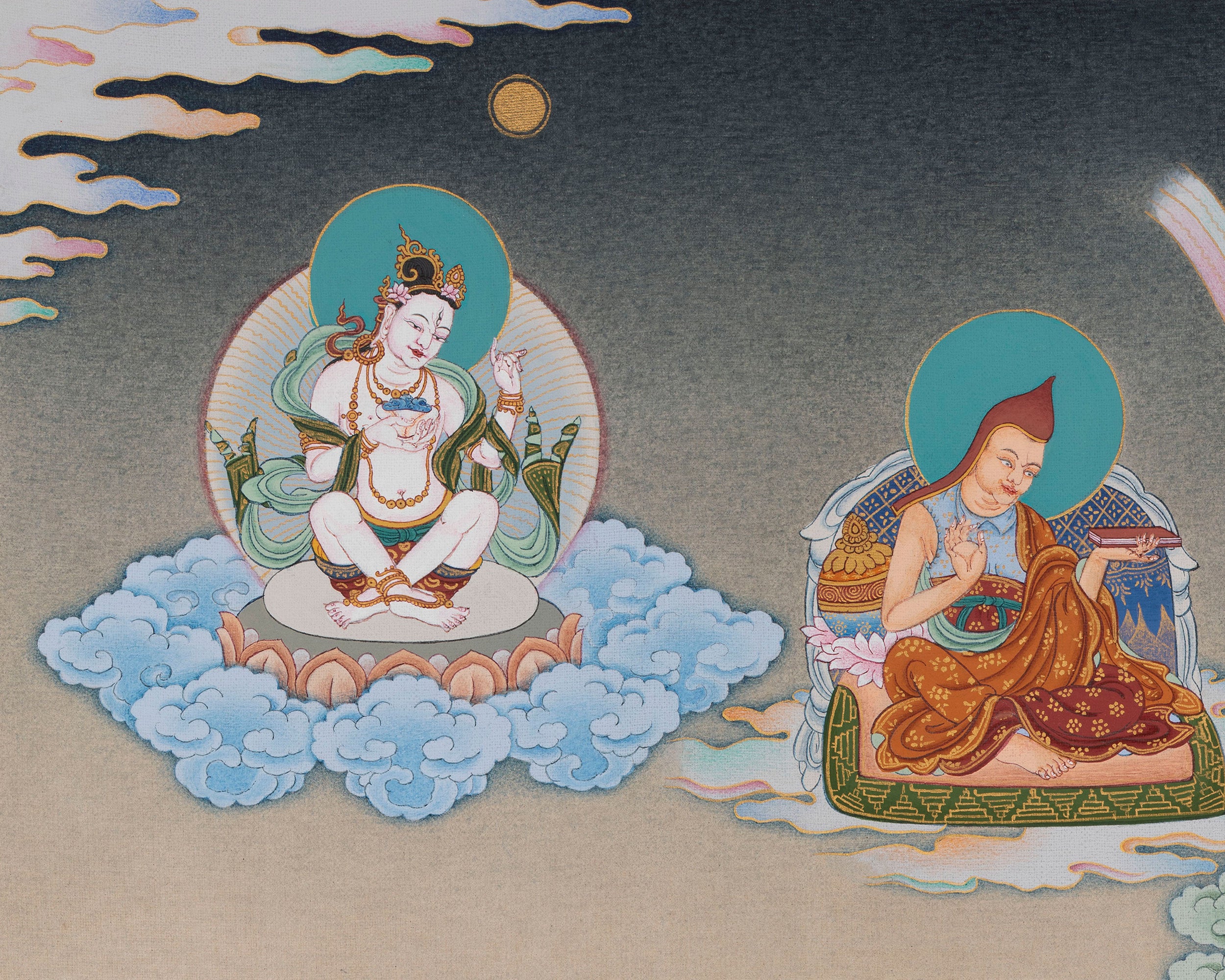 Khyungpo Naljor Thangka Print | High-Quality Print of the Esteemed Guru of Shangpa Kagyu