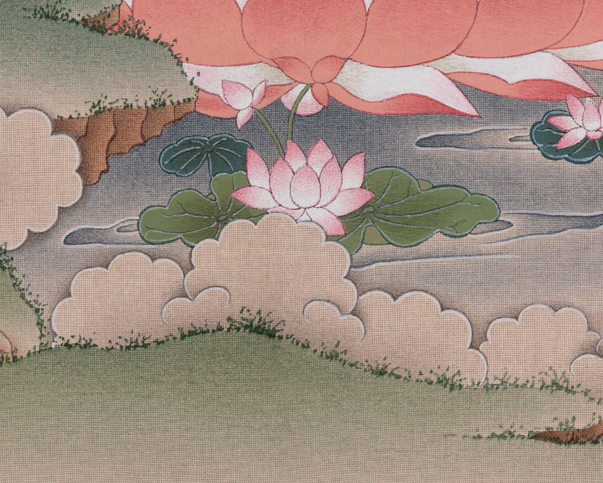 Shakyamuni Buddha Hand-painted Art | Siddhartha Gautam | Enlightened Master Painting