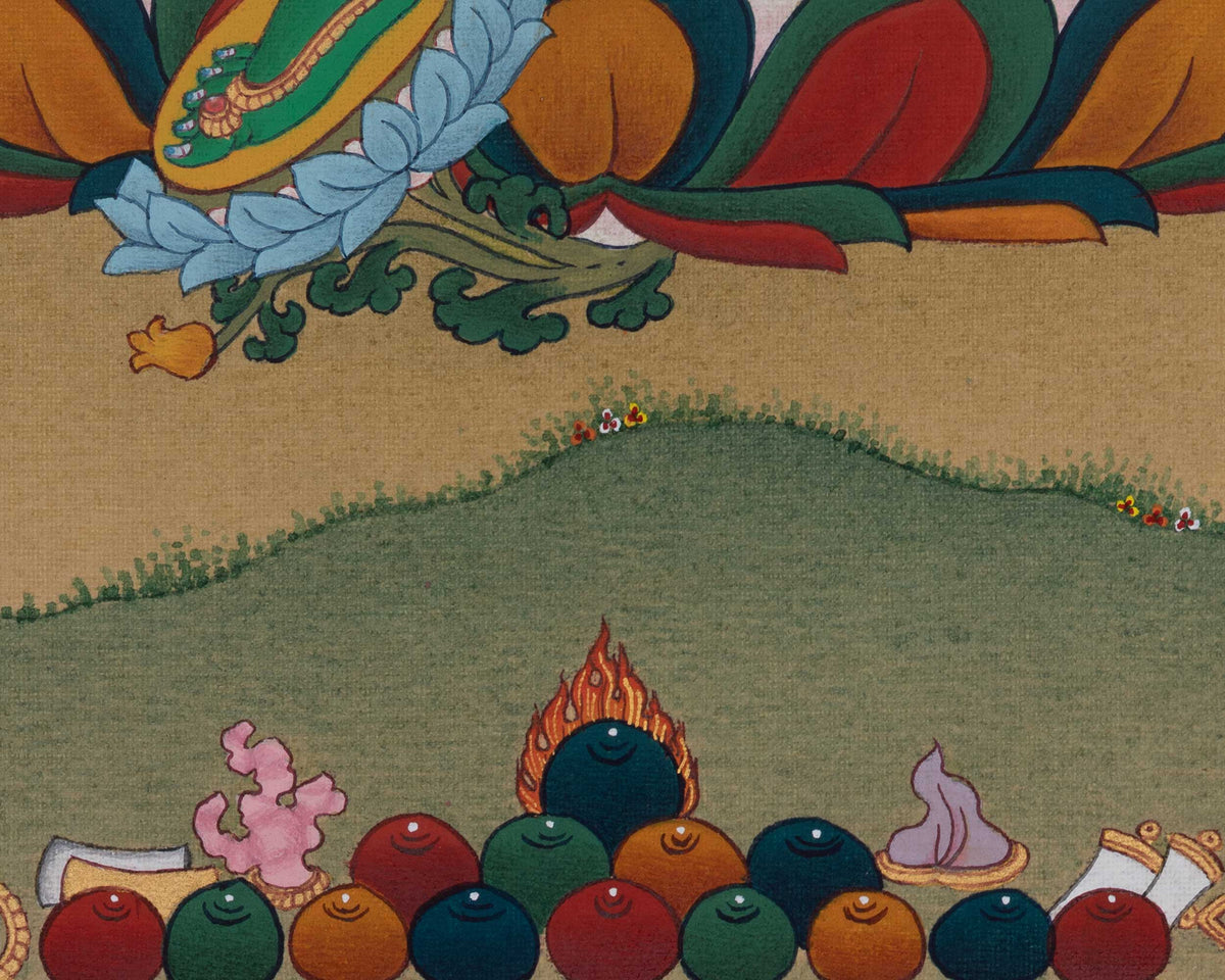 Green Tara Liberator Deity | The Swift Savioress | Represents Compassion and Protection