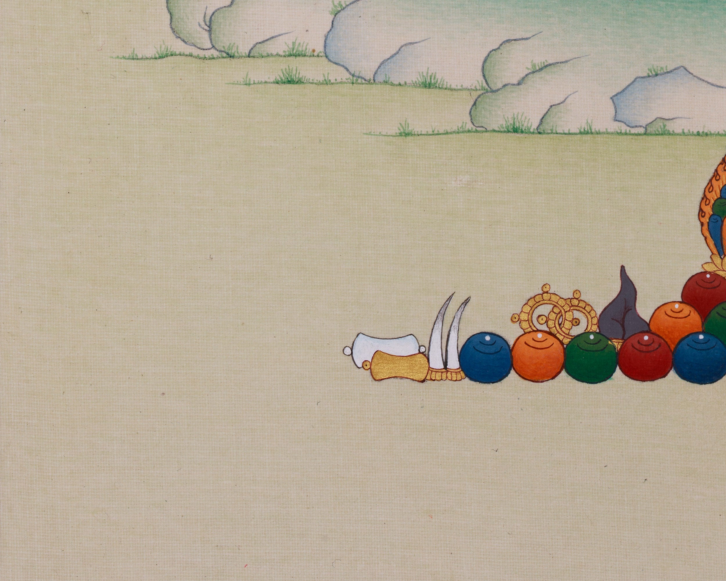 Medicine Buddha, Buddha of Health Thangka | Embodying Healing and Wellness