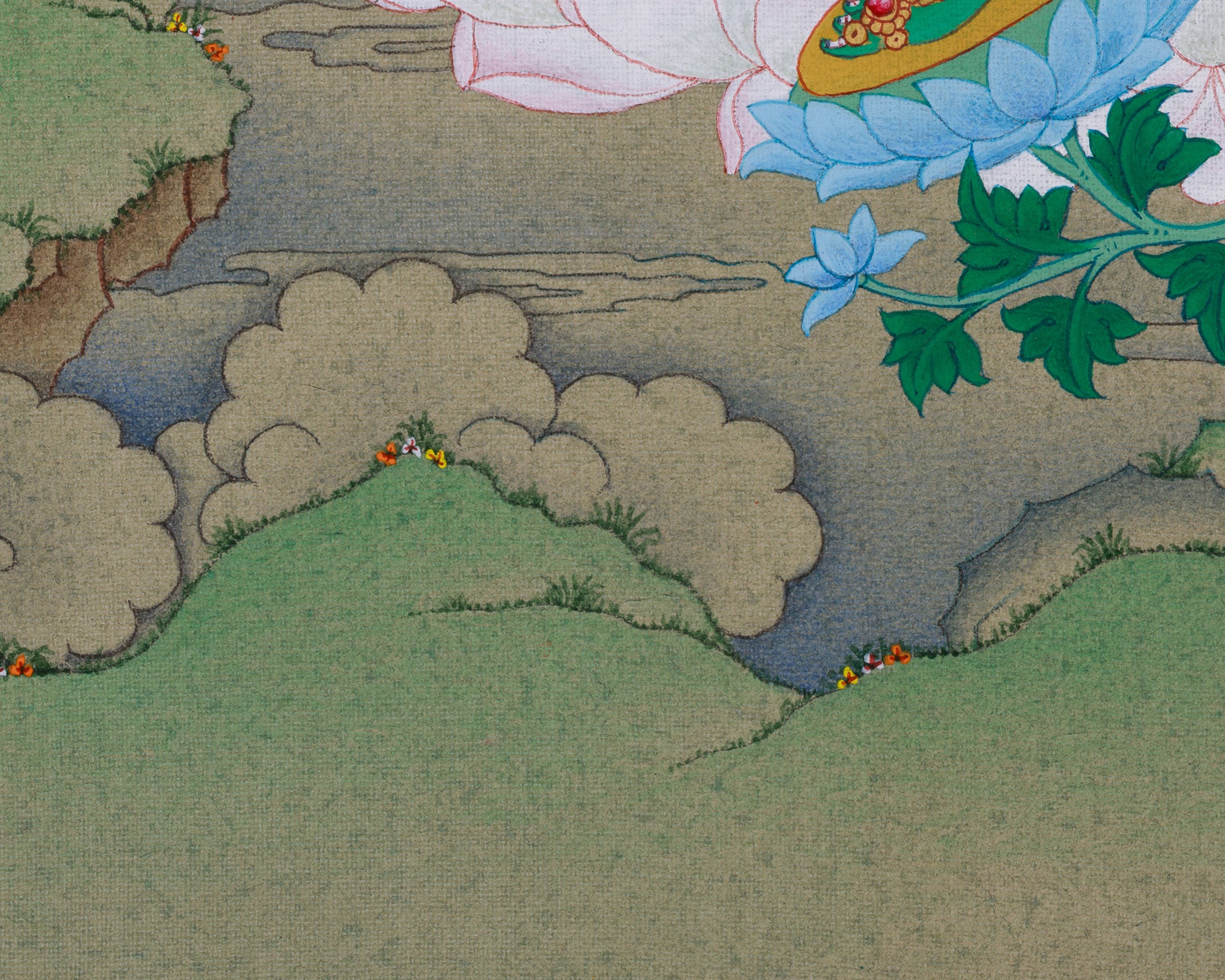 Compassionate Green Tara Thangka | The Loving Goddess of Protection and Healing