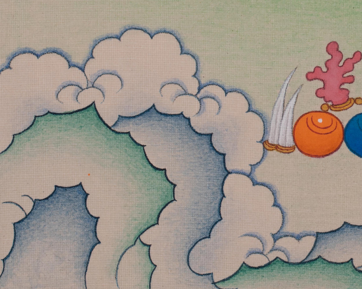 Amitabha Buddha Traditional Art | Pure Land Buddha | Infinite Light