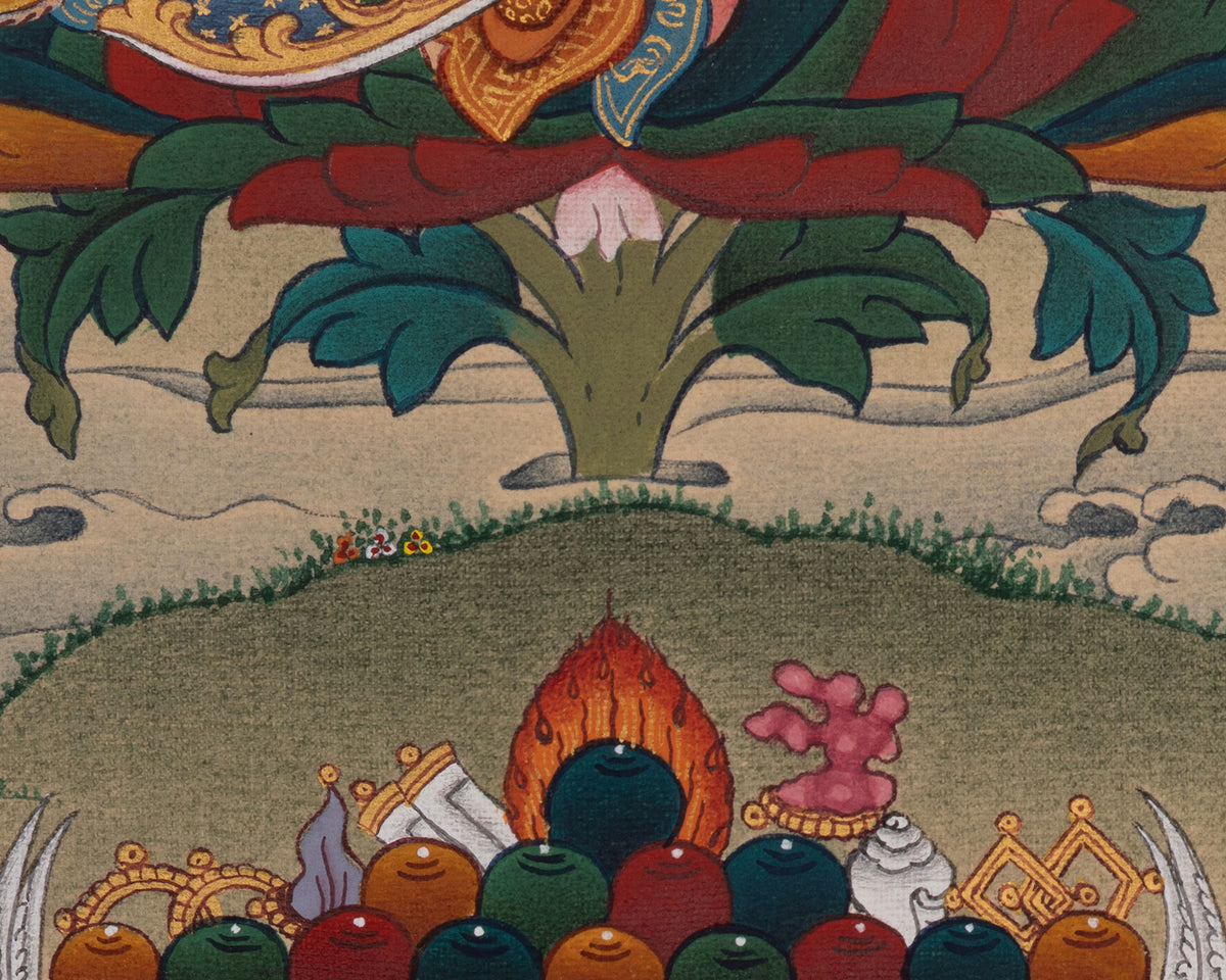 Padmasambhava Buddhist Artwork | Guru Rinpoche Art | Tibetan Master
