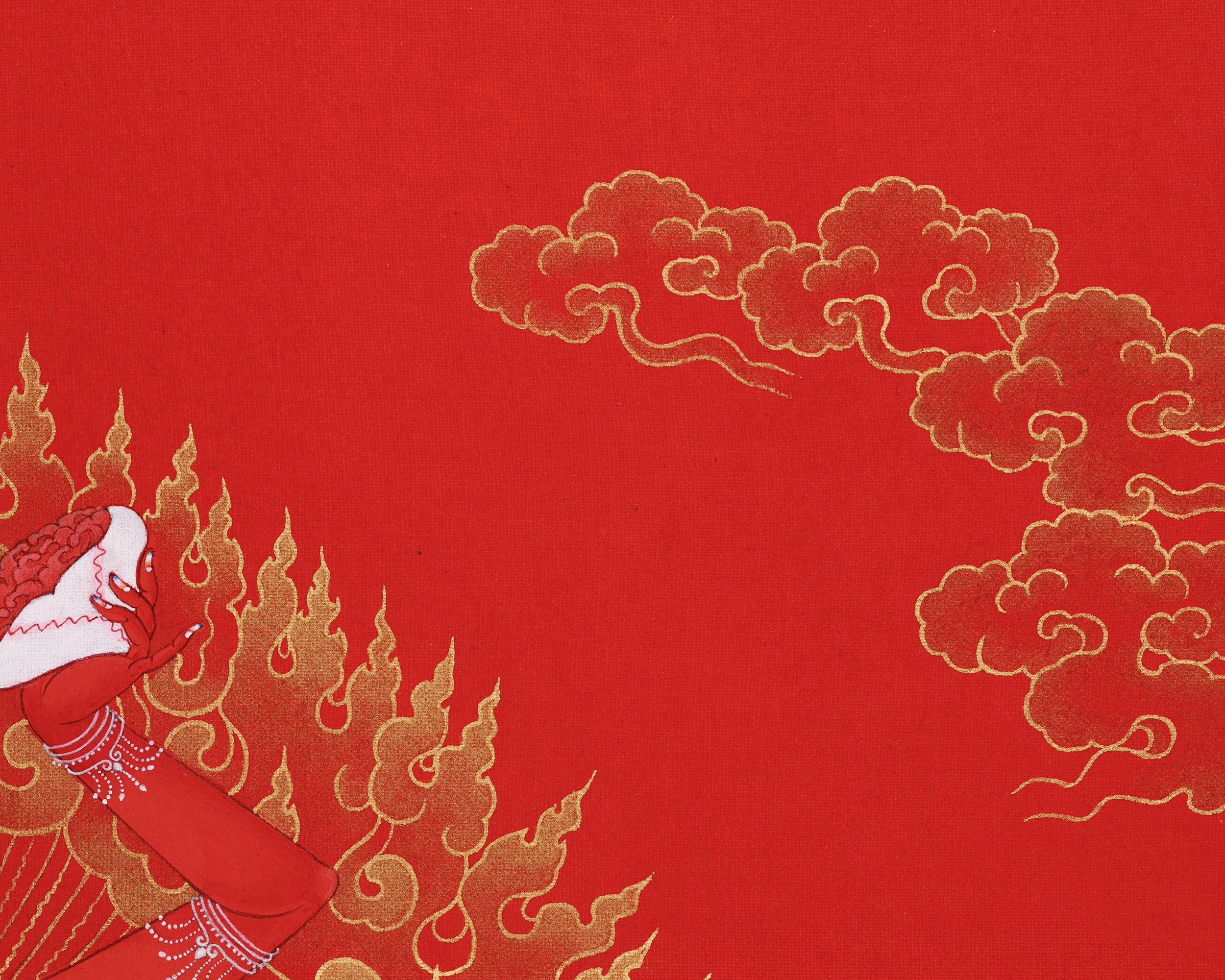 Tibetan Thangka of Vajrayogini | A Representation of Wisdom and Transformation