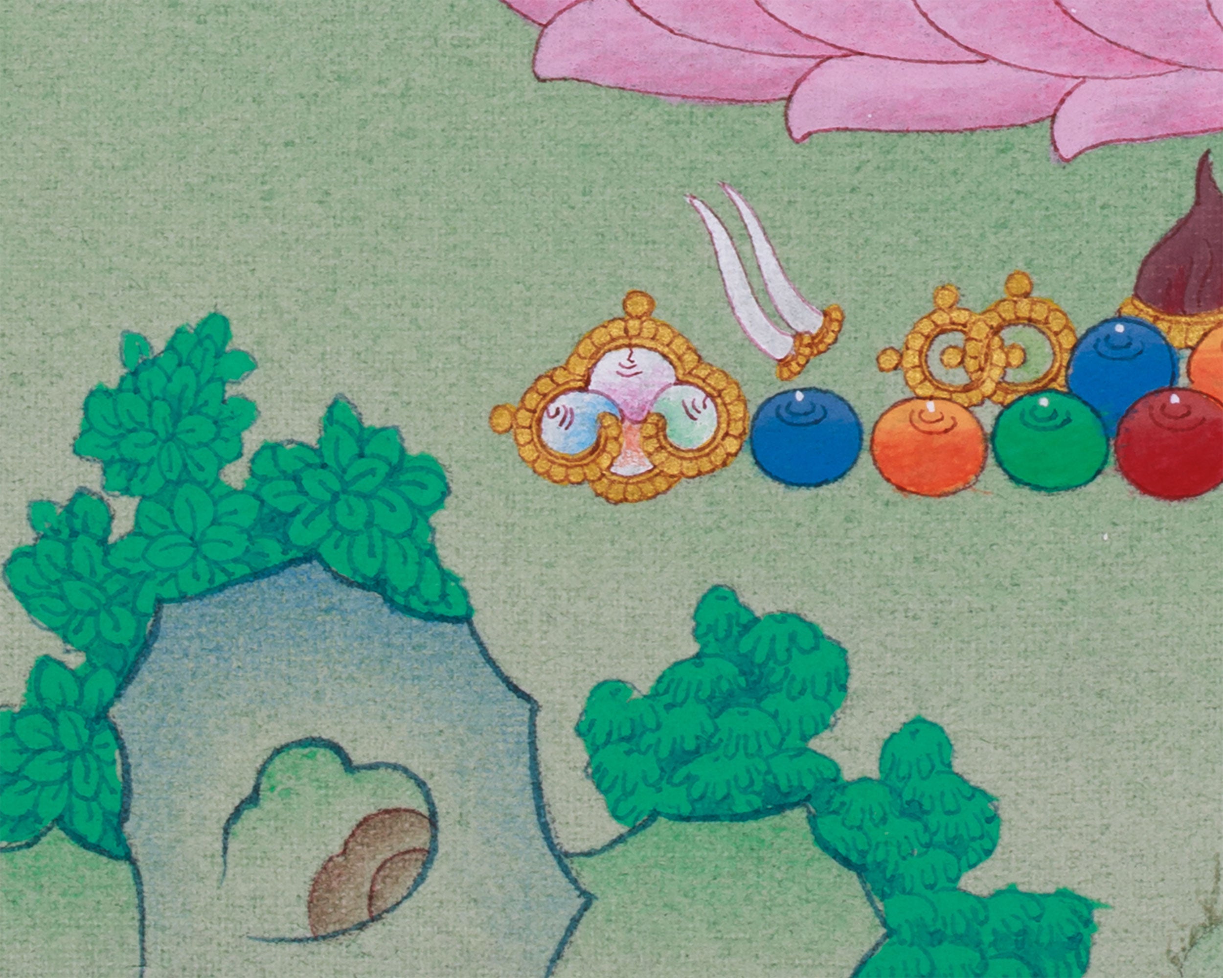 Healing and Longevity Goddess Tara | White Dolma Thangka