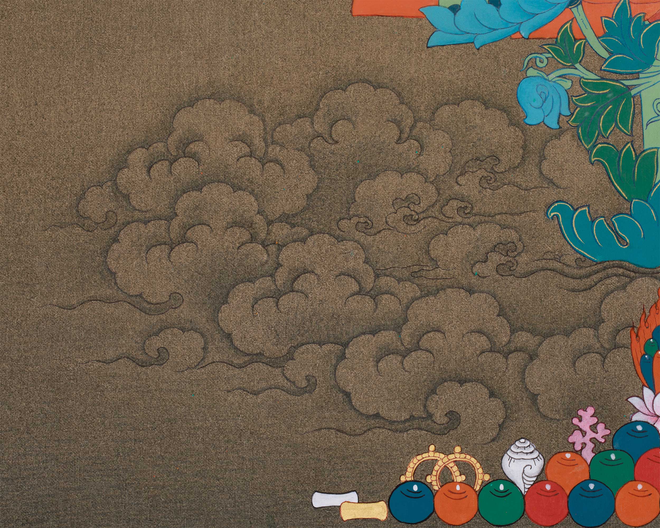 Tibetan Bodhisattva Green Tara Painting | Goddess of Compassion and Swift Action