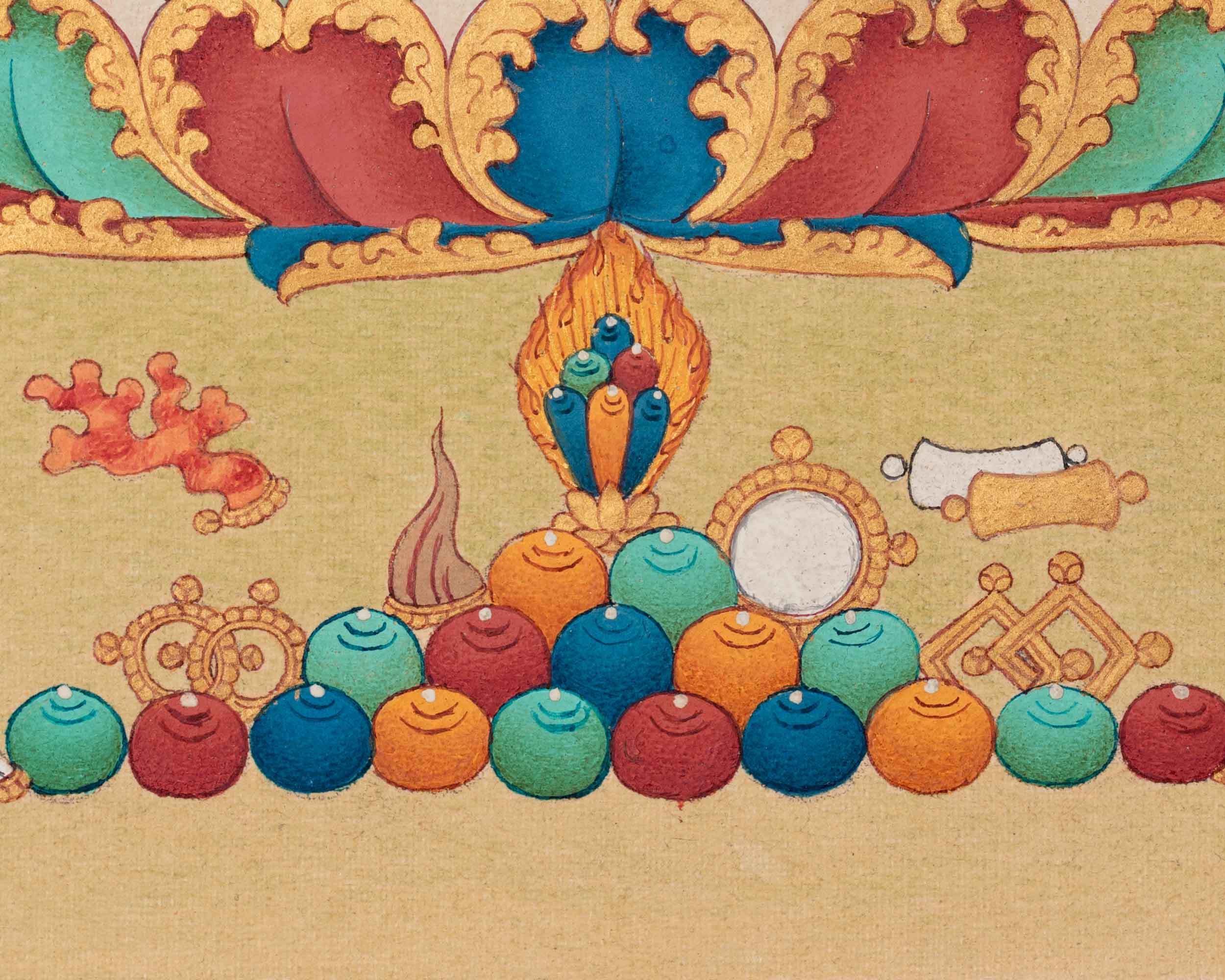 Namo Amitabha's Blessings In Thangka Painting | Buddha of Infinite Light | Inspiring Devotion in Art