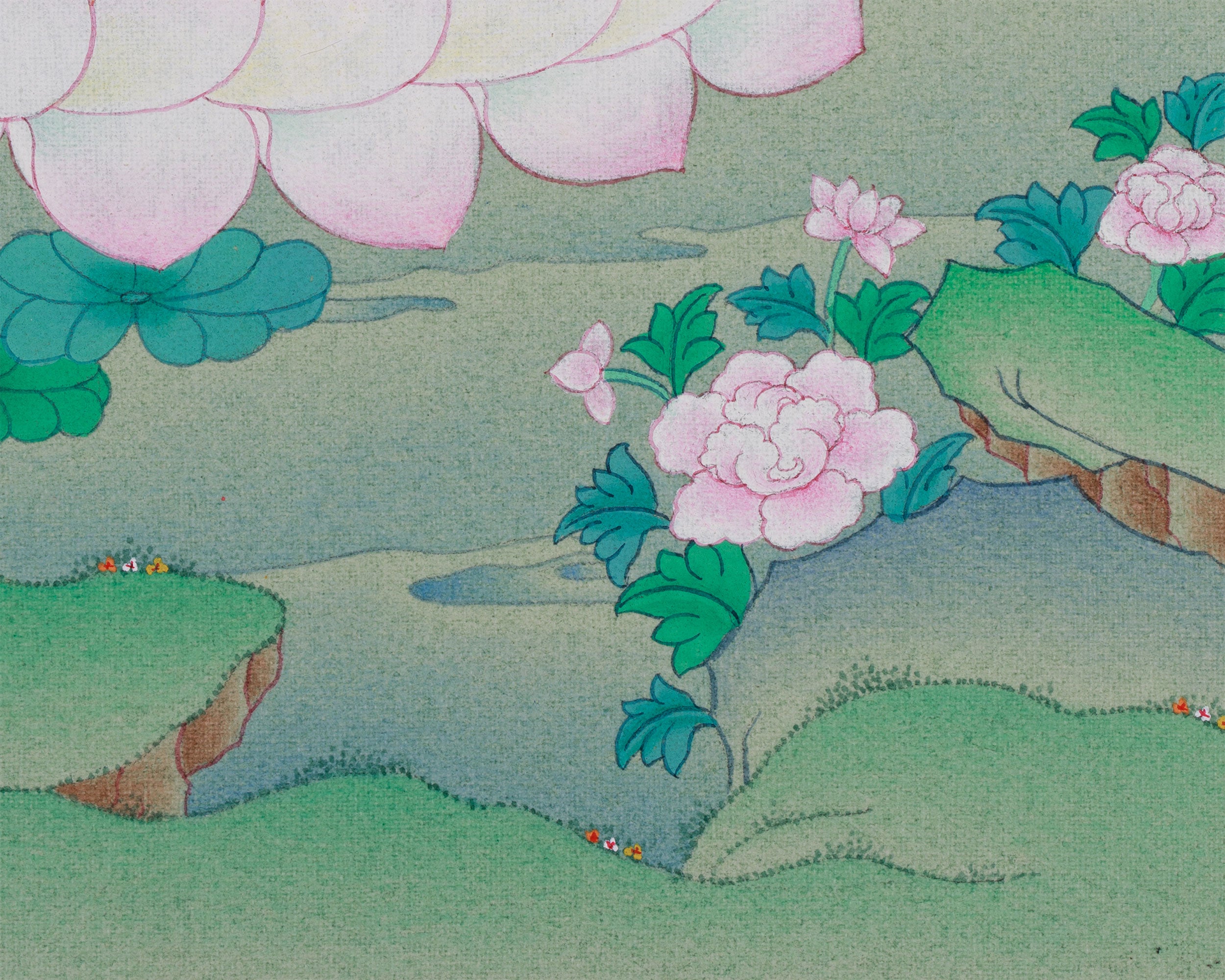 Buddha of Compassion, Chenrezig Thangka