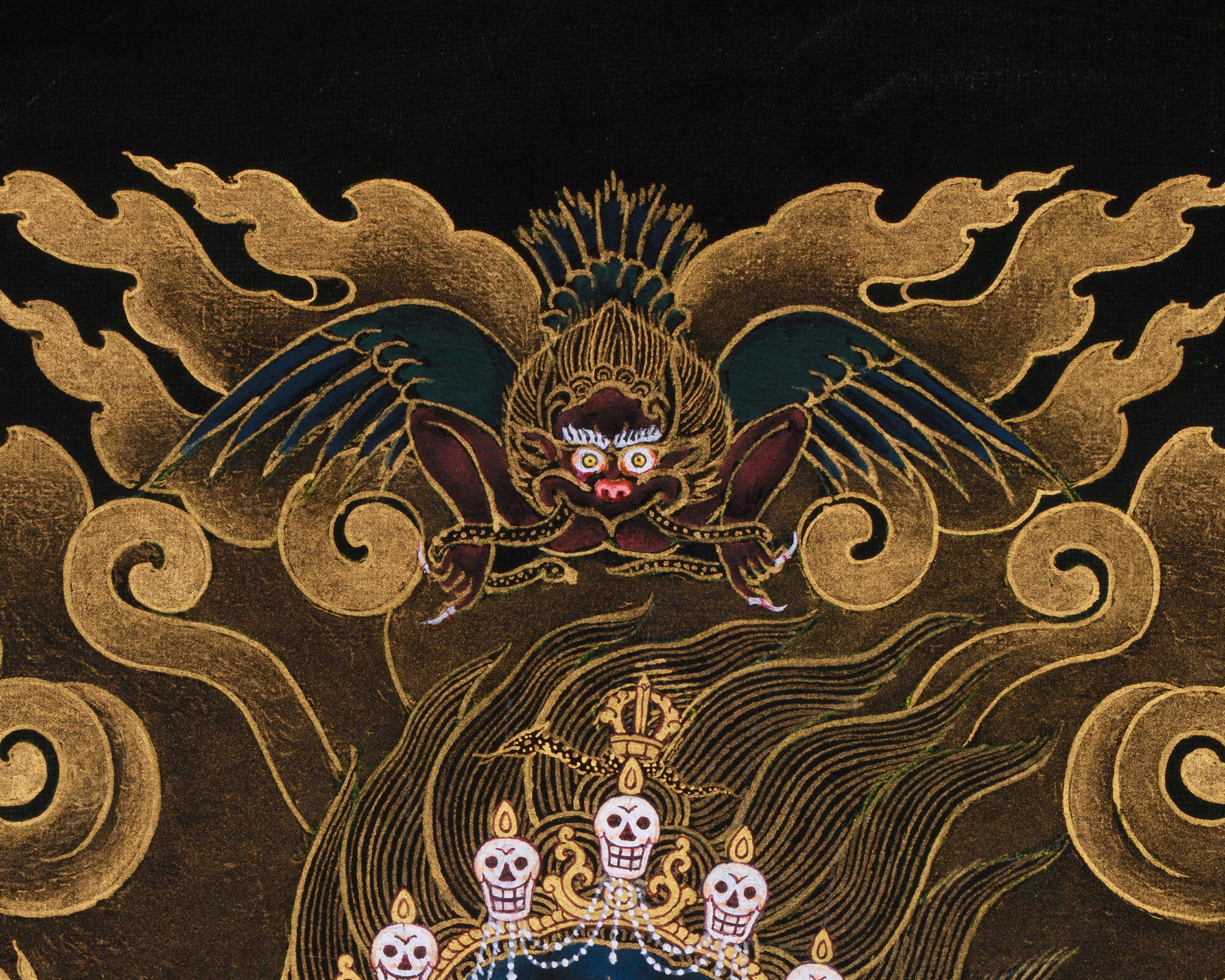 Mahakala of Sakya Tradition | Protector Deity Thangka