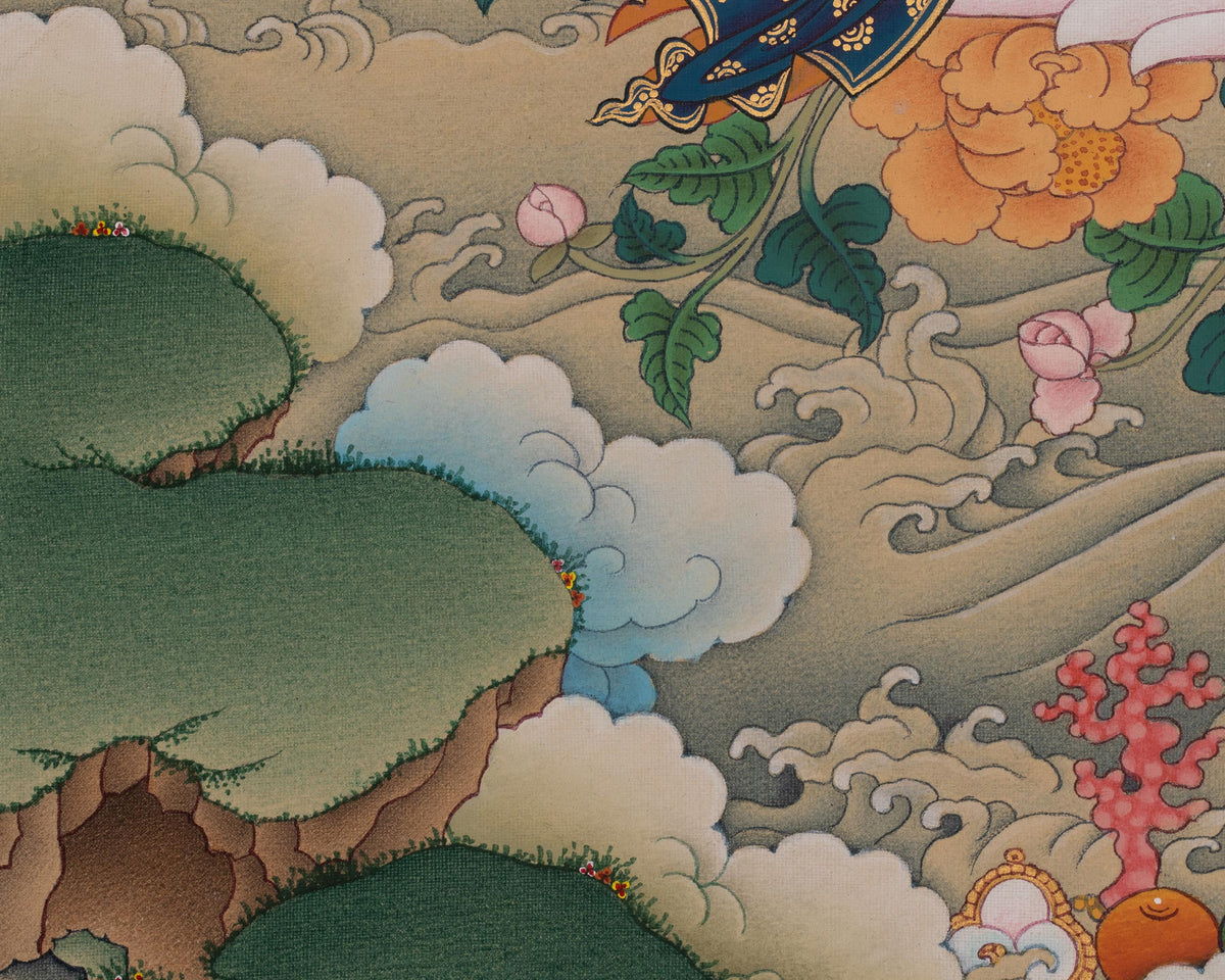 Sita Tara Goddess Thangka | Buddhist Art of Longevity and Compassion