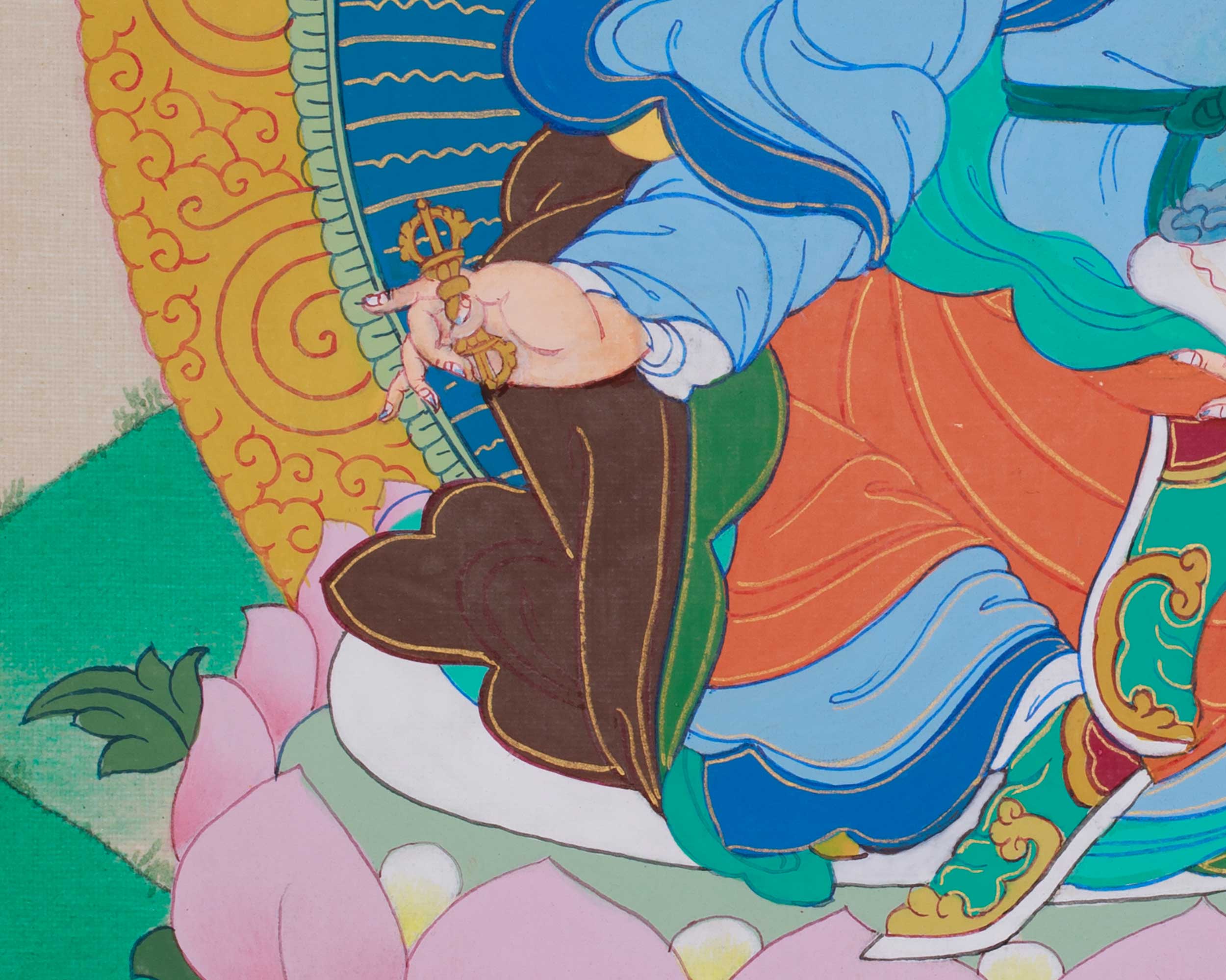 Handmade Tibetan Guru Padmasambhava | Lotus Born Master