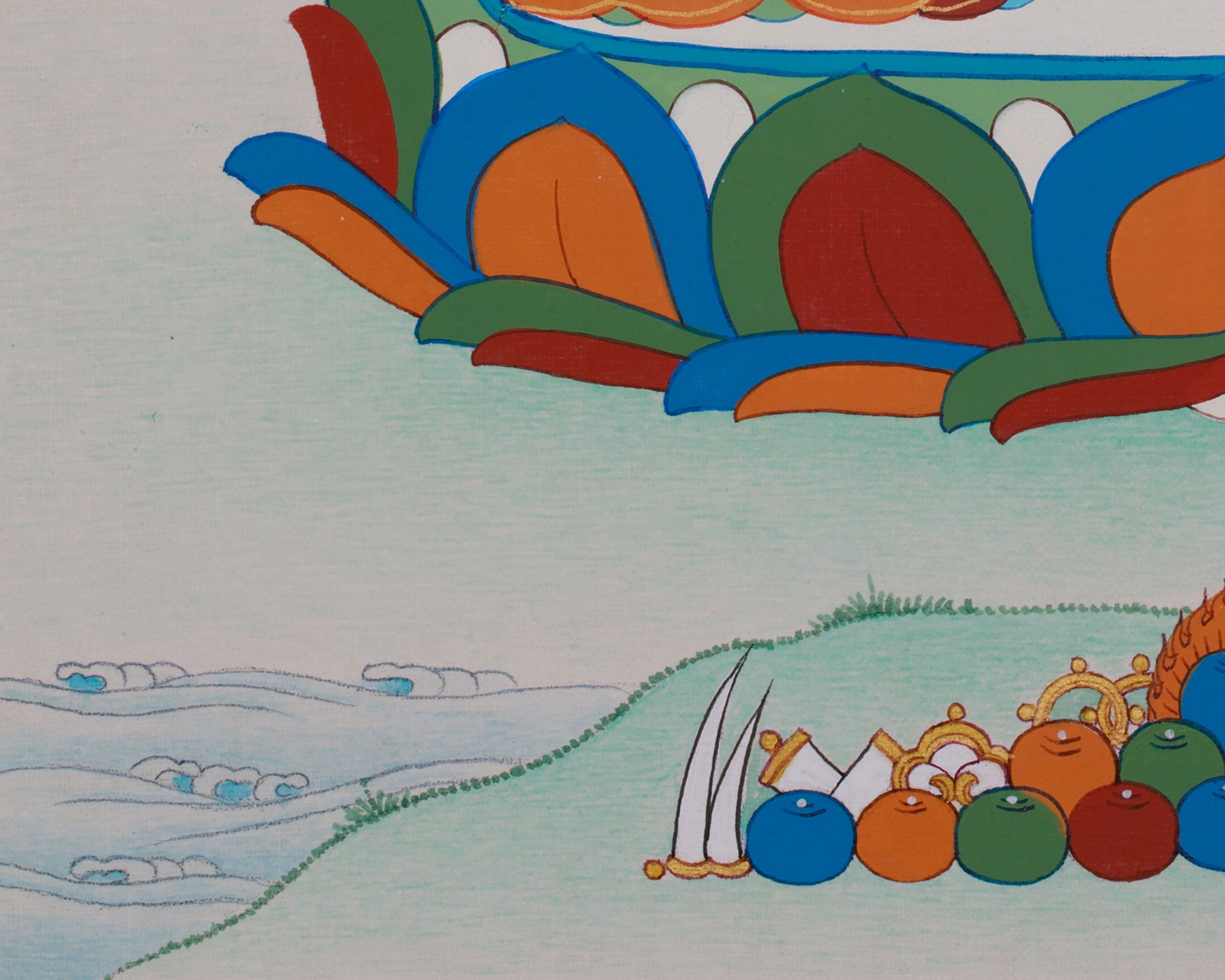 Founder of Buddhism, Gautama Buddha | Sacred Buddha Painting