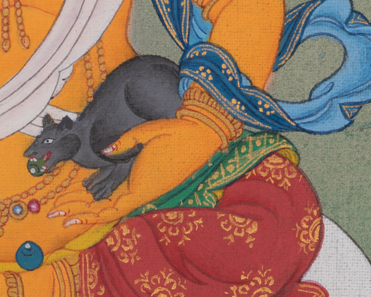 Dzambhala Buddhist Wealth Deity | Represents Prosperity And Abundance in Tibetan Buddhism