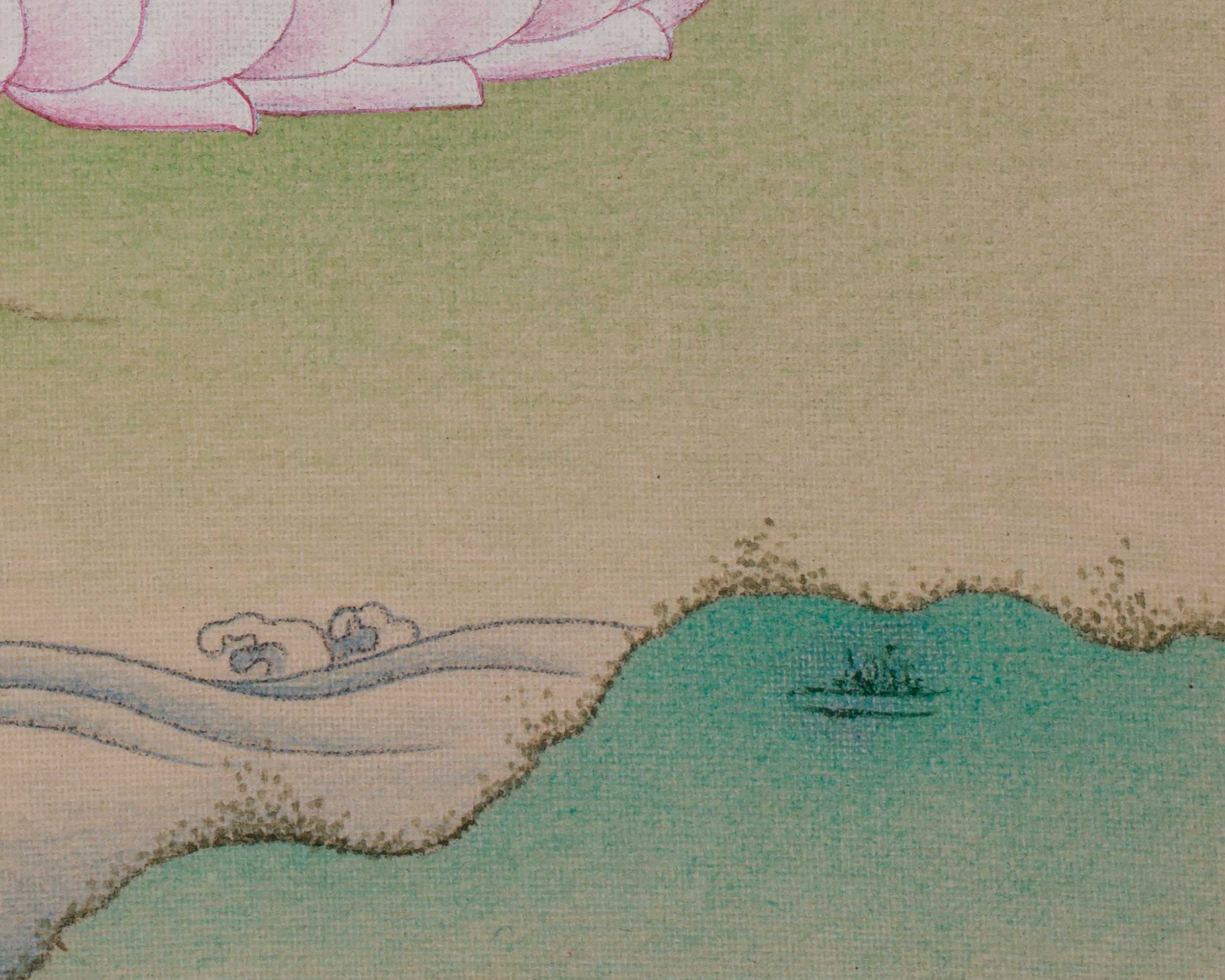 Buddhist Deity Vajrasattva Thangka | A Sacred Path to Purification and Enlightenment