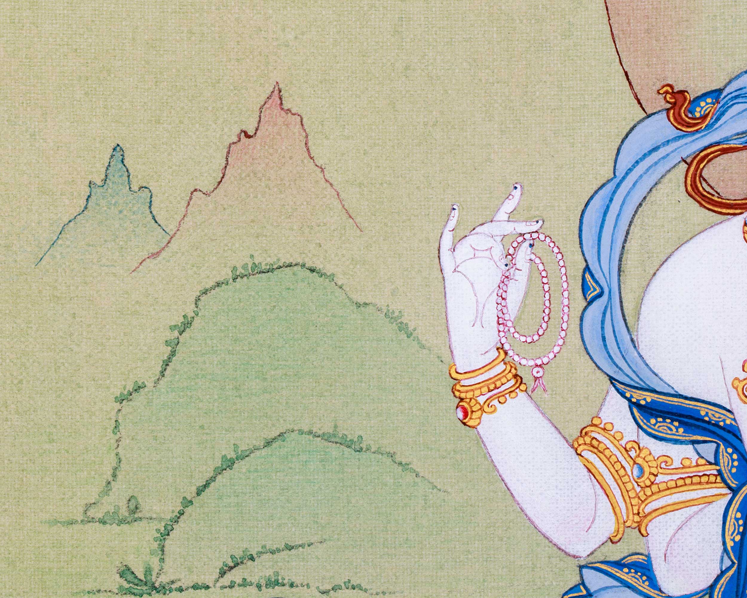 Perfect Chenresig Thangka for Practice